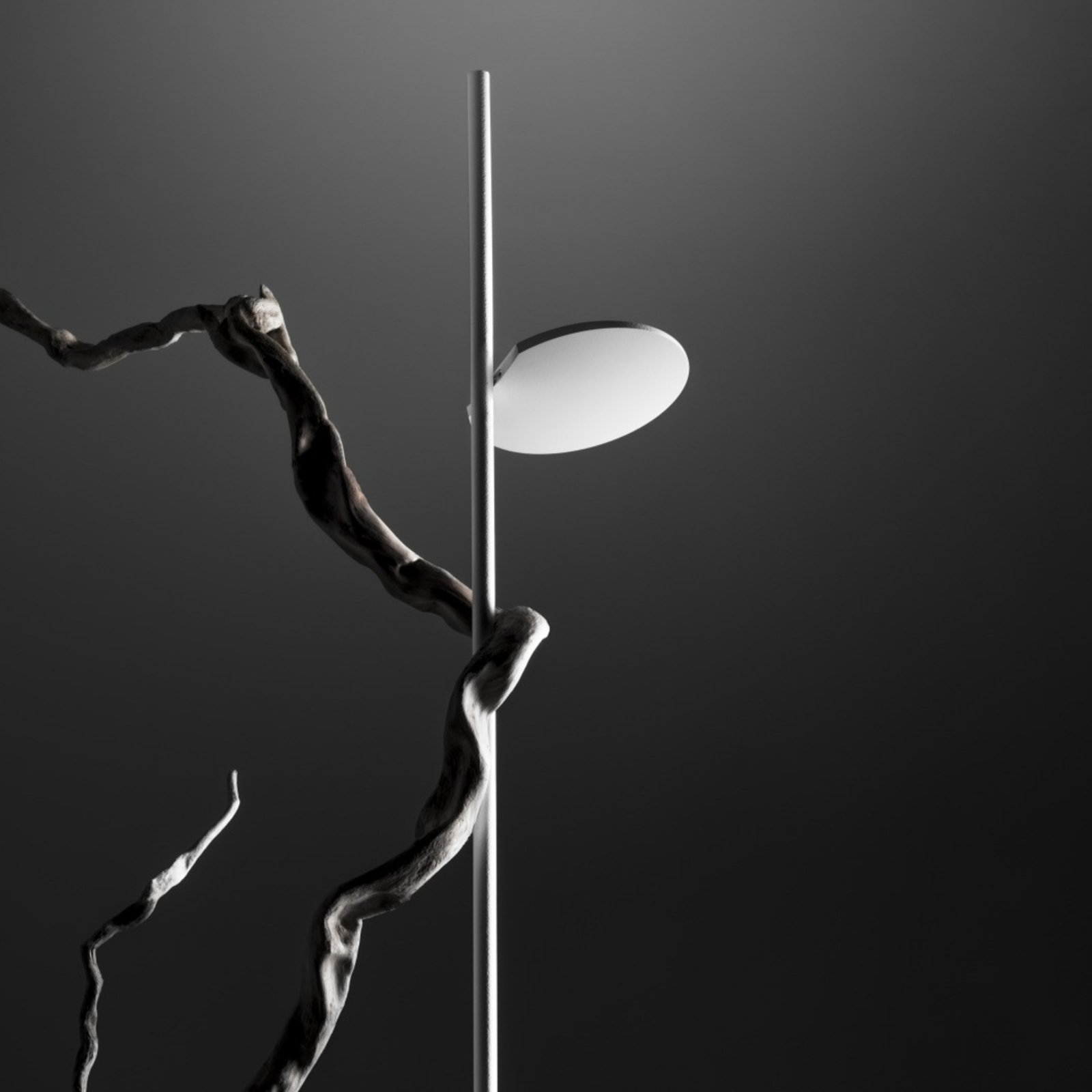 Piantana LED Kimia, nera, altezza 190 cm - Stilnovo Piantana LED Kimia, nera, altezza 190 cm - Stilnovo