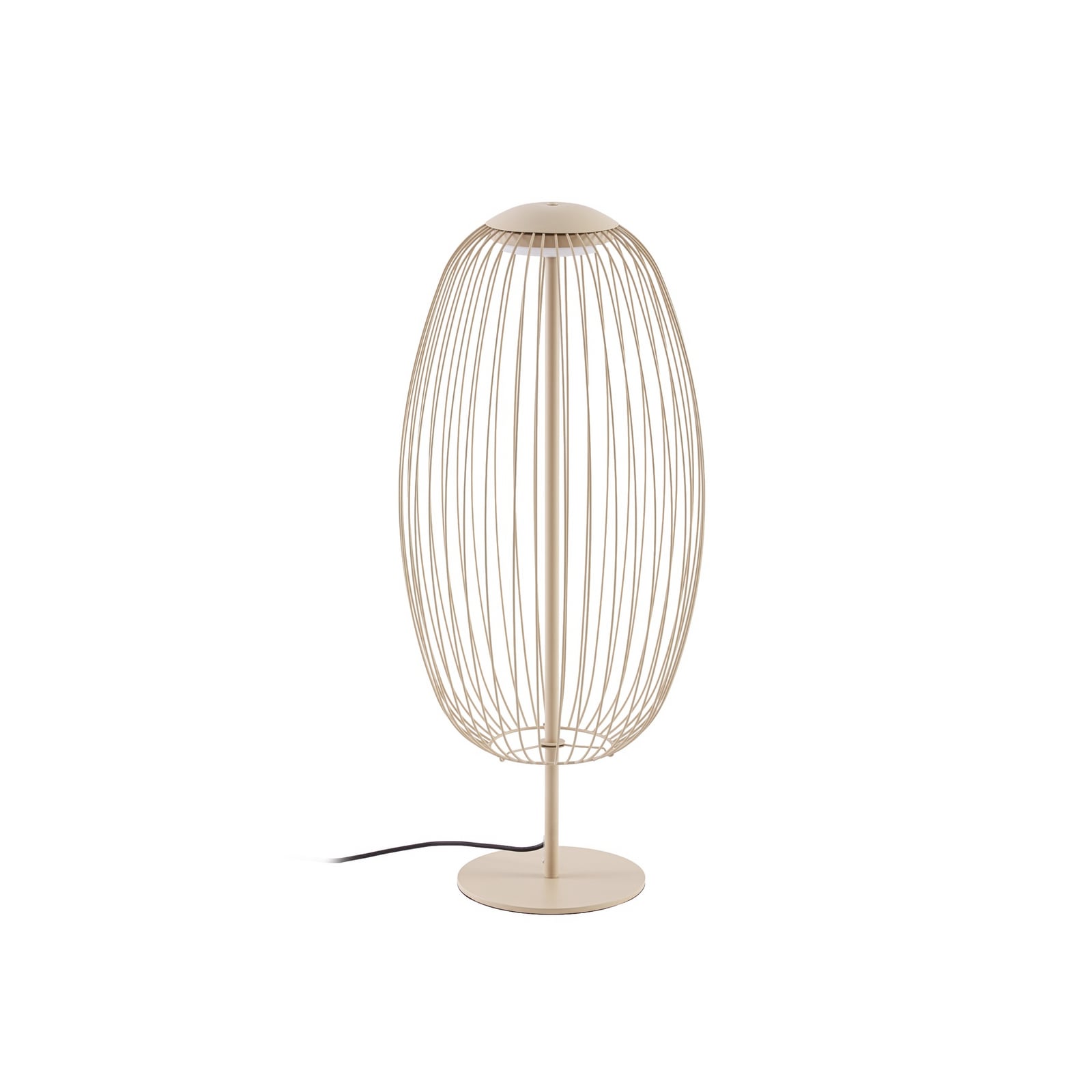 Richi vanjska podna LED lampa, visina 90 cm, bež, IP44, metal - Lucande
