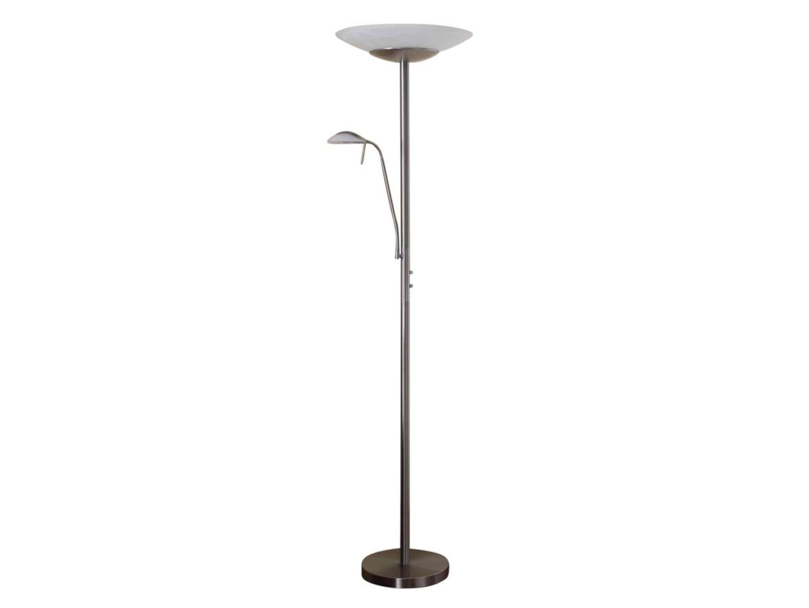 Ragna LED Floor Lamp Nickel - Lindby