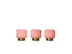 Dentelles 9 Portable Asztali Lámpa 3 pcs. Ø9 Strawberry/Gold - Atelier Pierre