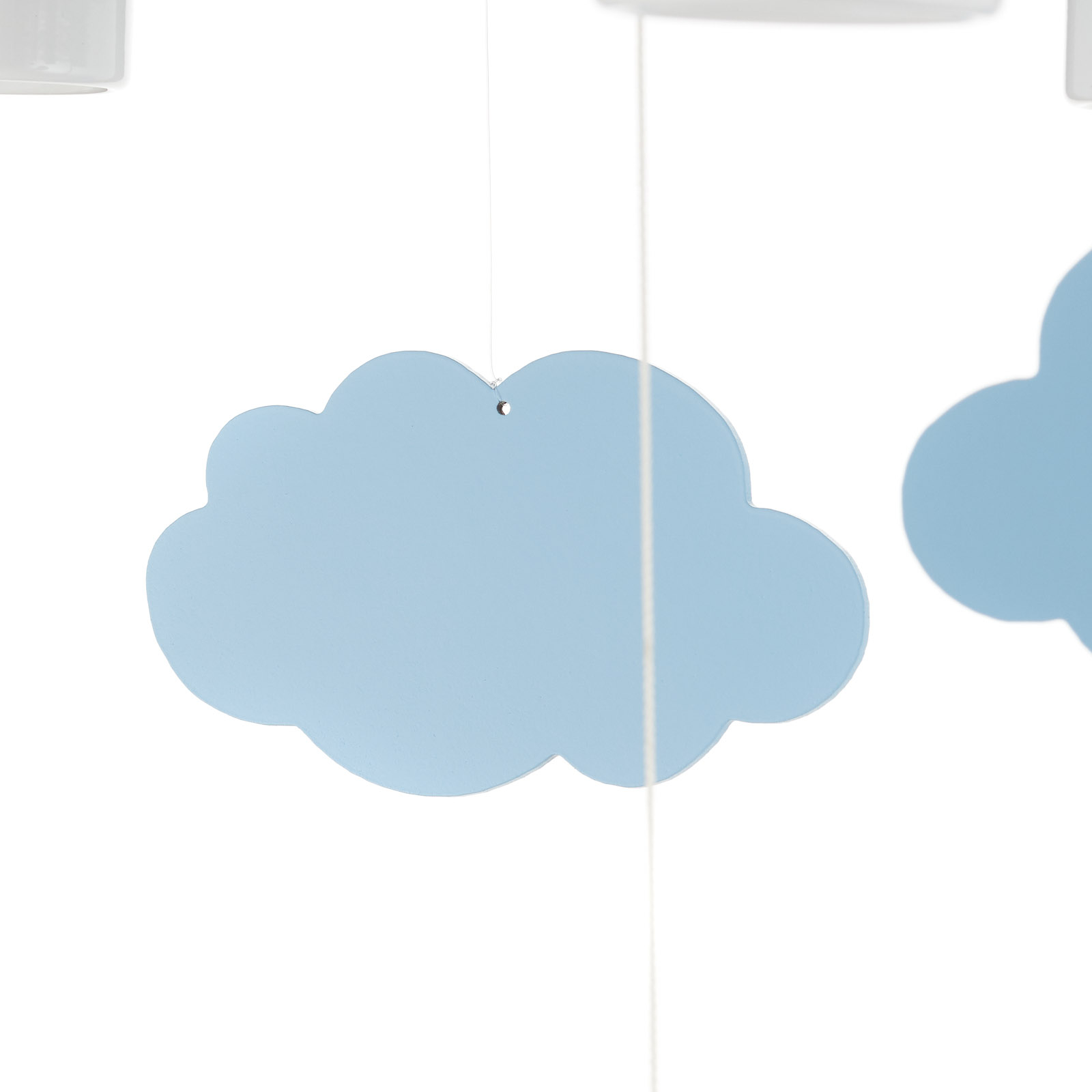 Plafonjera Cloud, pet žarulja, viseći dekor, siva