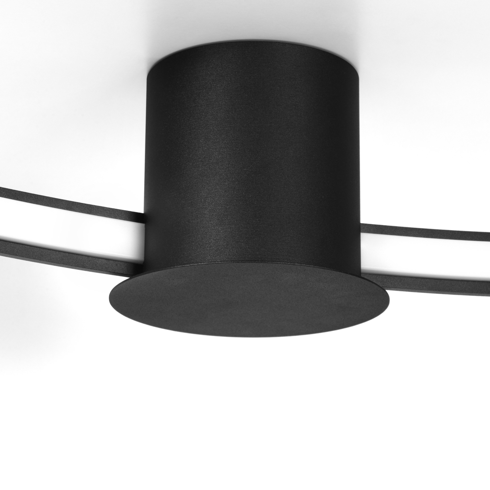 Светодиодна лампа за таван Rio 78, Ra95, 4 000 K, черна