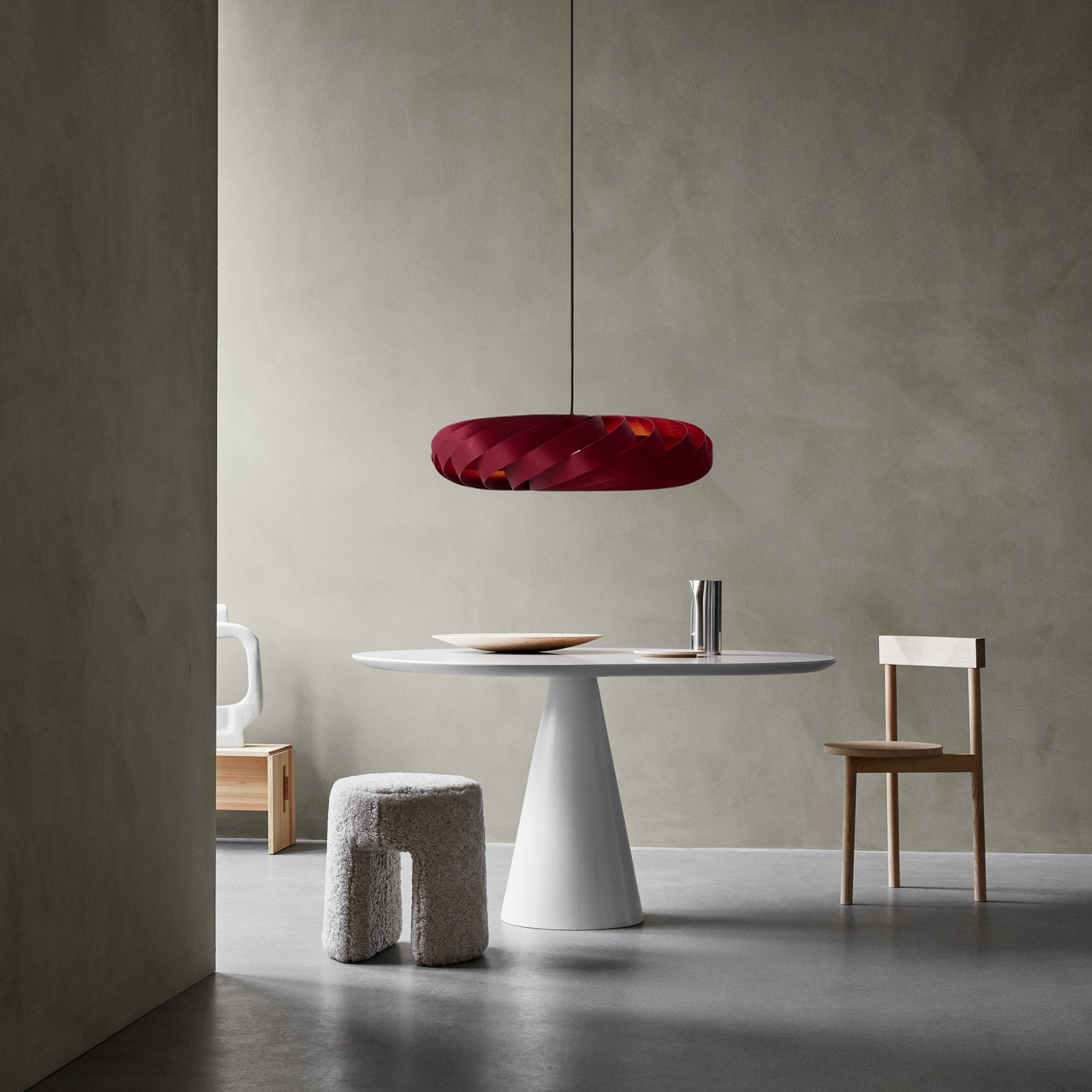 TR5 Pendel Ø80 Birch Red - Tom Rossau