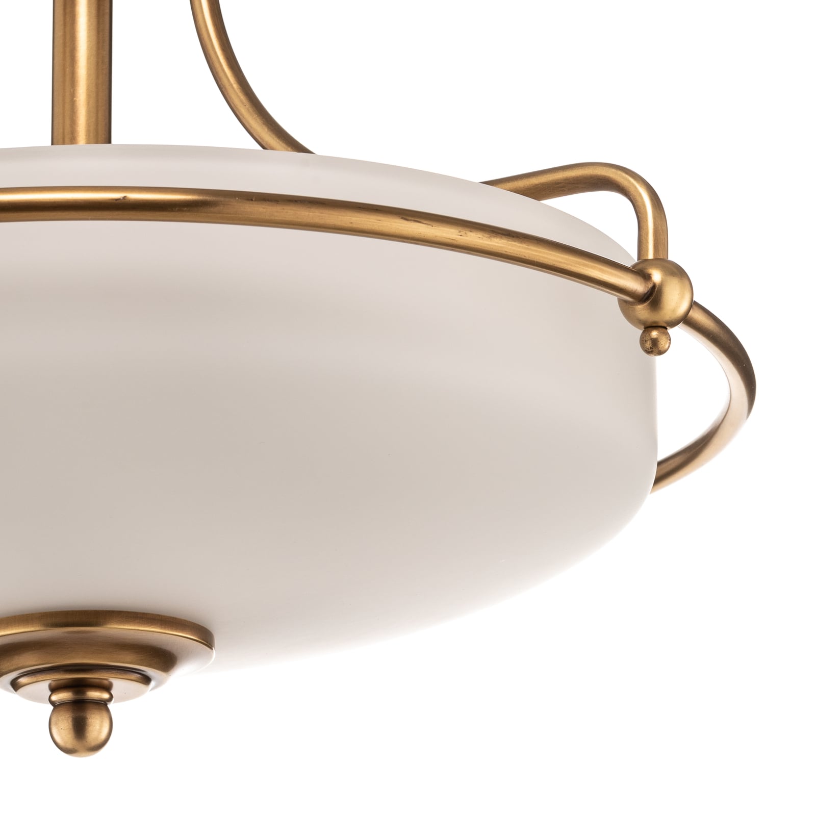 Griffin loftlampe, messing, Ø 42 cm – QUOIZEL Griffin loftlampe, messing, Ø 42 cm – QUOIZEL