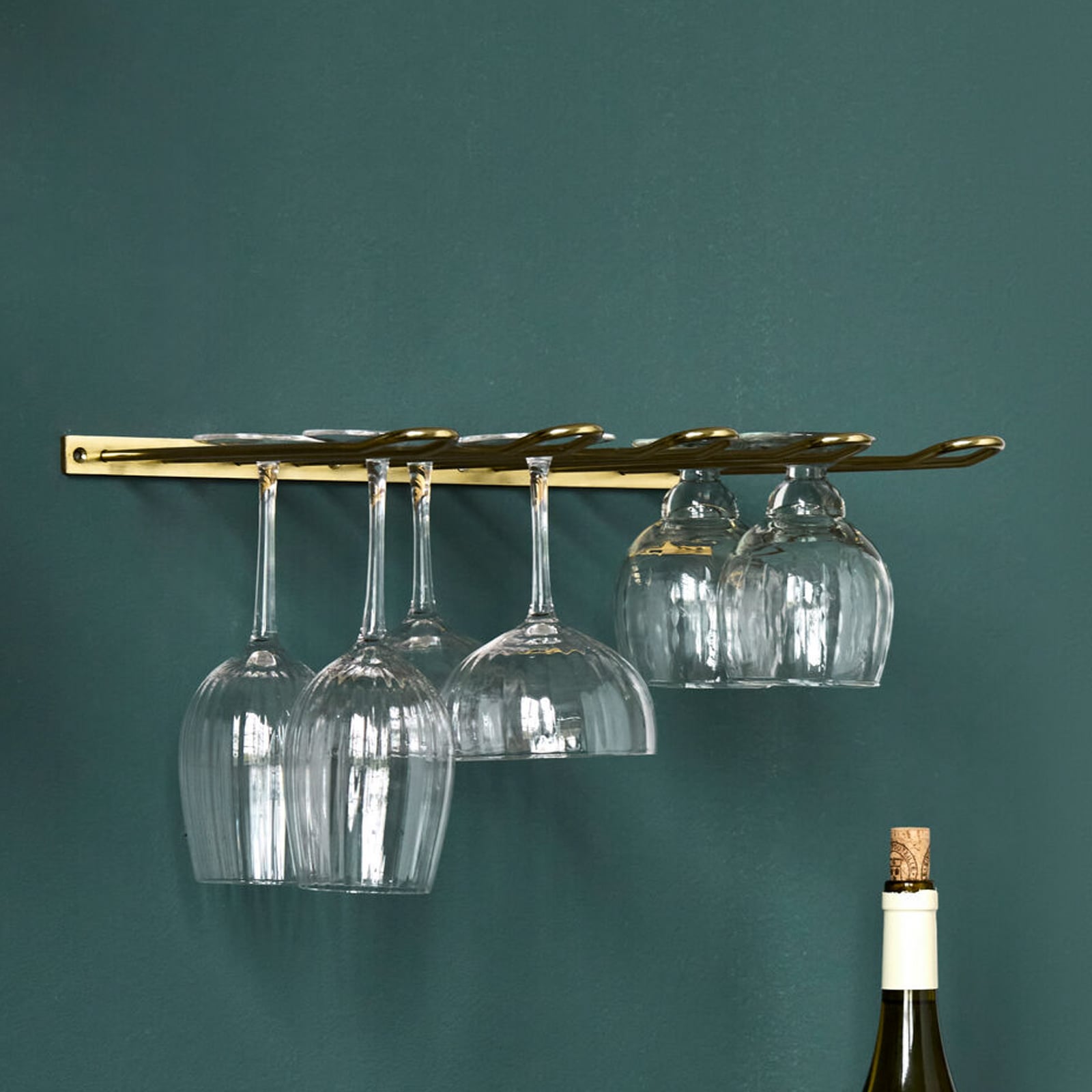 HDStilio wijnglashouder goud antiek 40 x 30 cm - House Doctor