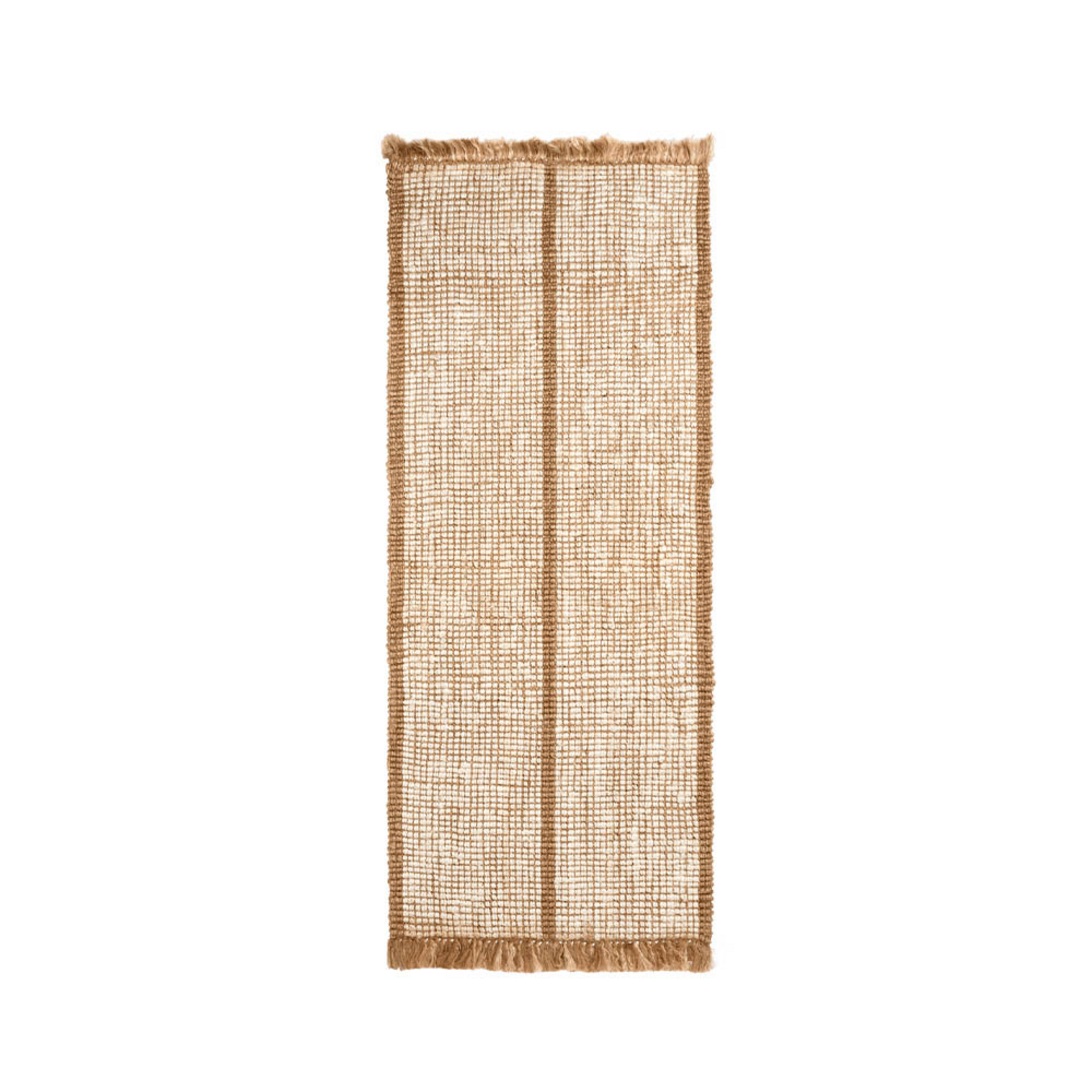 Dywan Athens Stripes 80 x 200 cm naturalny/kremowy - ferm LIVING