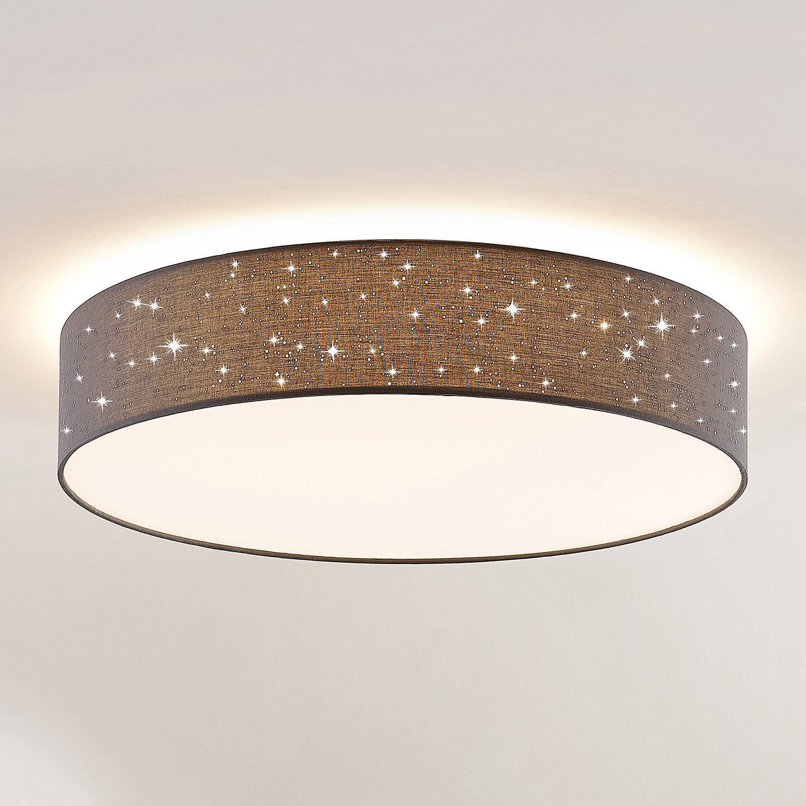 Ellamina LED Lampa Sufitowa Ø60 Dark Grey - Lindby