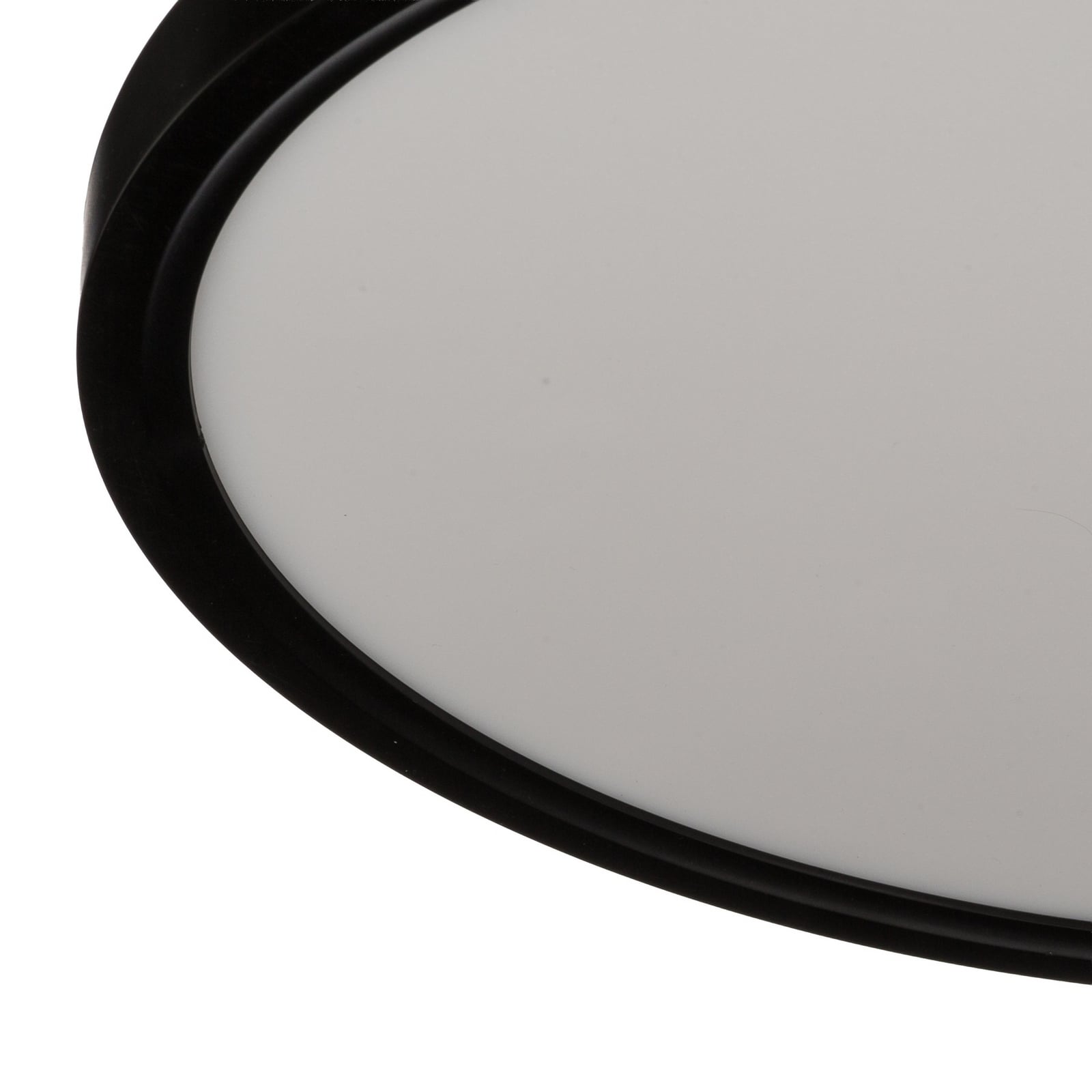 Plafón LED Lindby Pravin, Ø 40 cm, CCT, negro