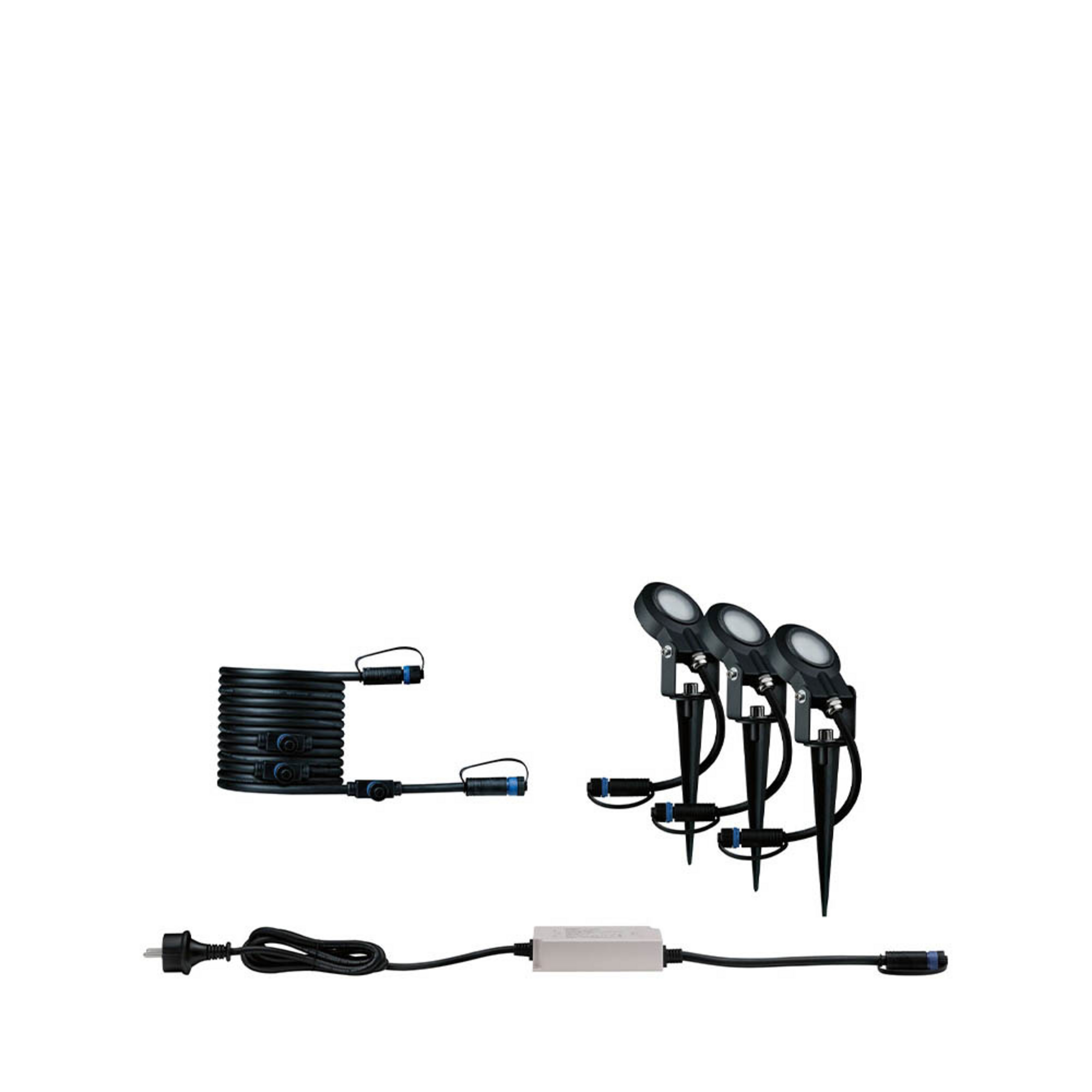 Plug & Shine 3 LED Zahradní lampa Sting IP67 Anthracite - Paulmann