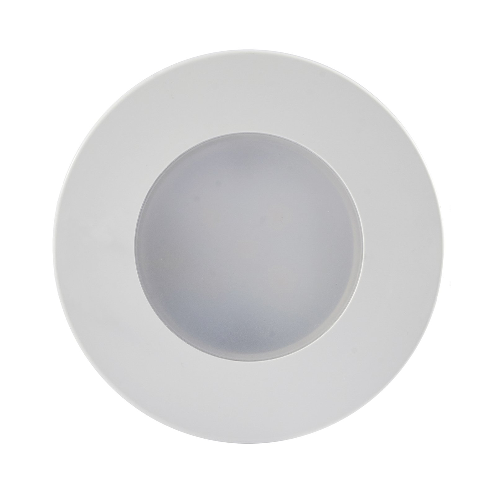 LED-Einbauleuchte Holstein IP65, 116° starr, weiß