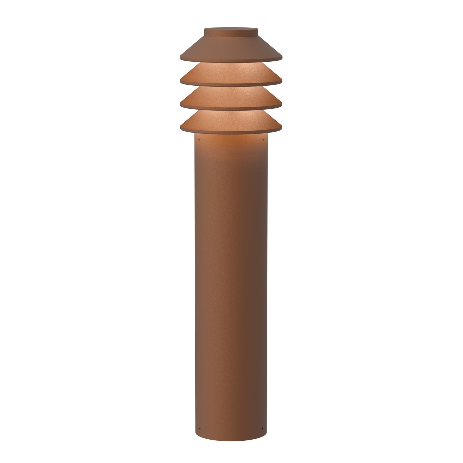 Louis Poulsen Bysted Platte/ohne Adapter corten