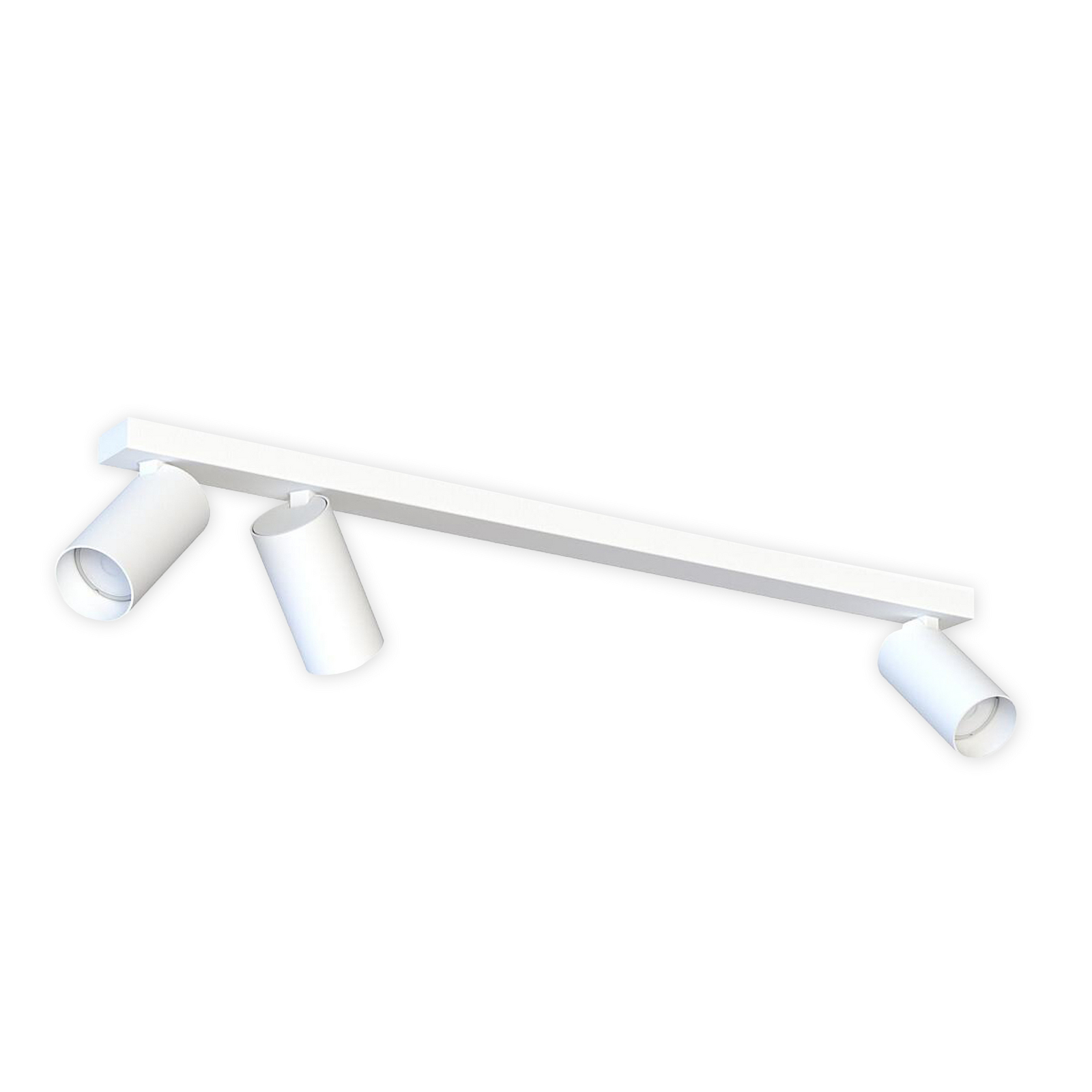 Spot pour plafond Mono III, à 3 lampes, blanc, 84 cm de long, GU10