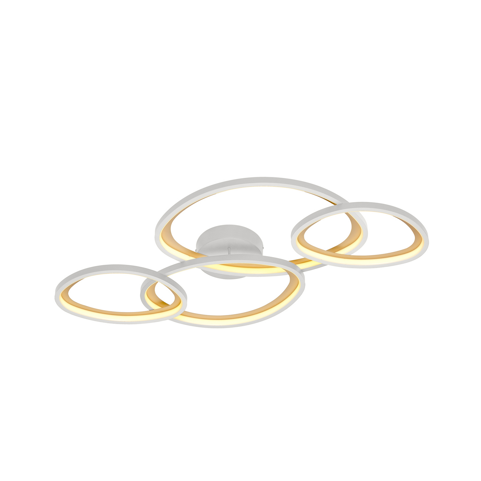 LED griestu lampa „Sivo“, garums 103 cm, matēti balta, metāls, CC