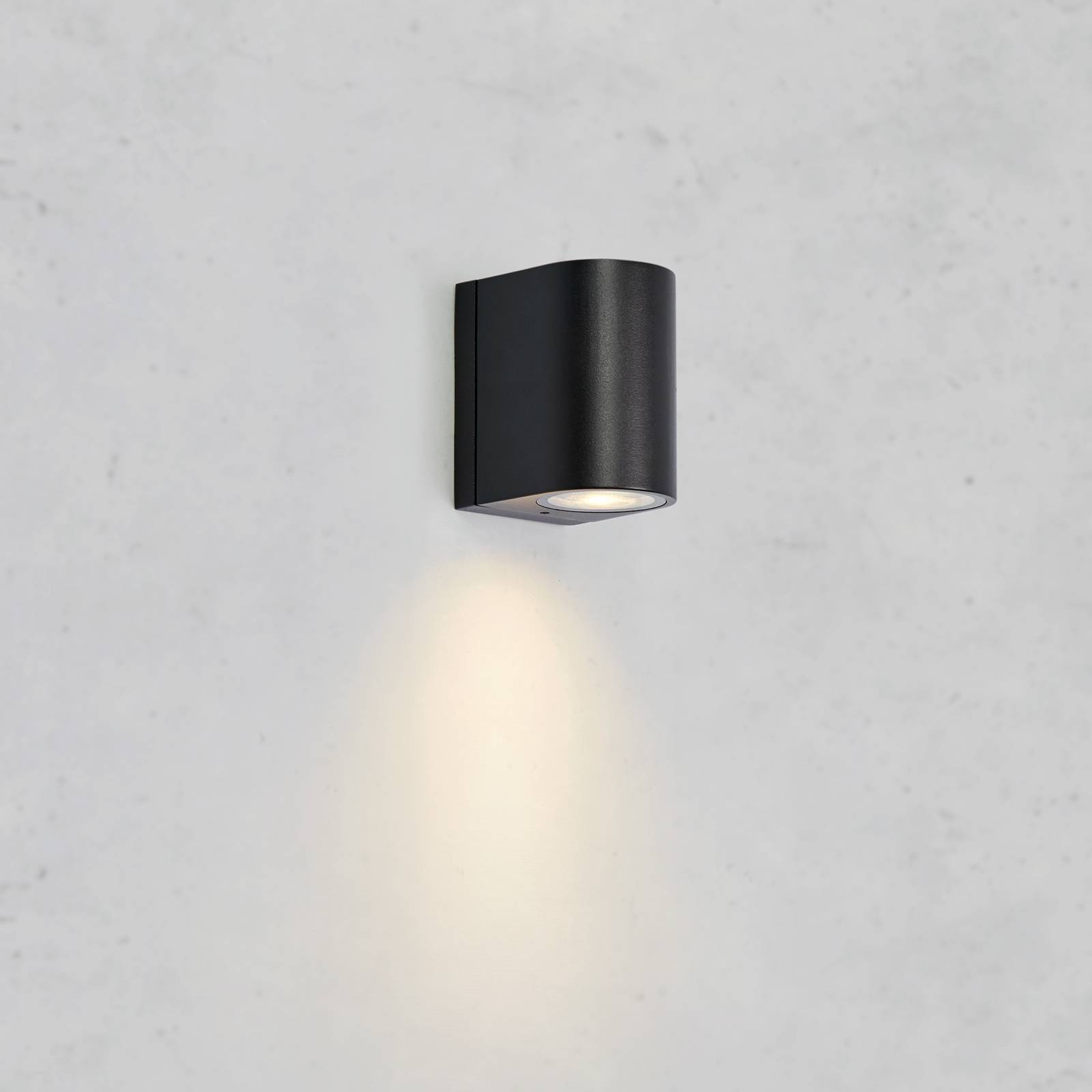 Markslöjd Applique d'extérieur LED Alor, noire, à 1 lampe, IP65, à intensité variable