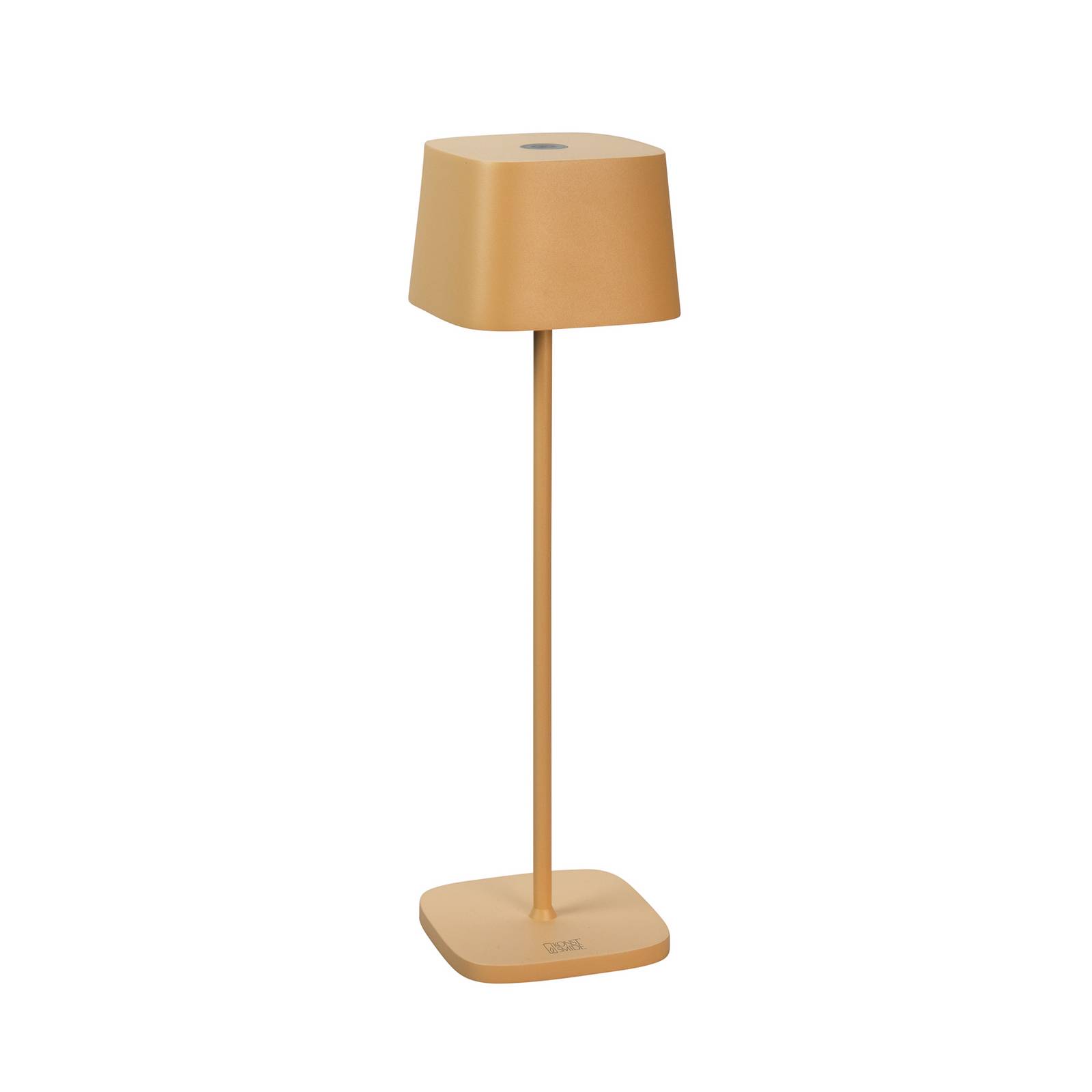 LED-Akku-Tischleuchte Capri, Höhe 36 cm, sandfarben, IP54