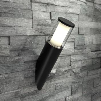 LED-vägglampa Carlo i fackelform, svart, CCT