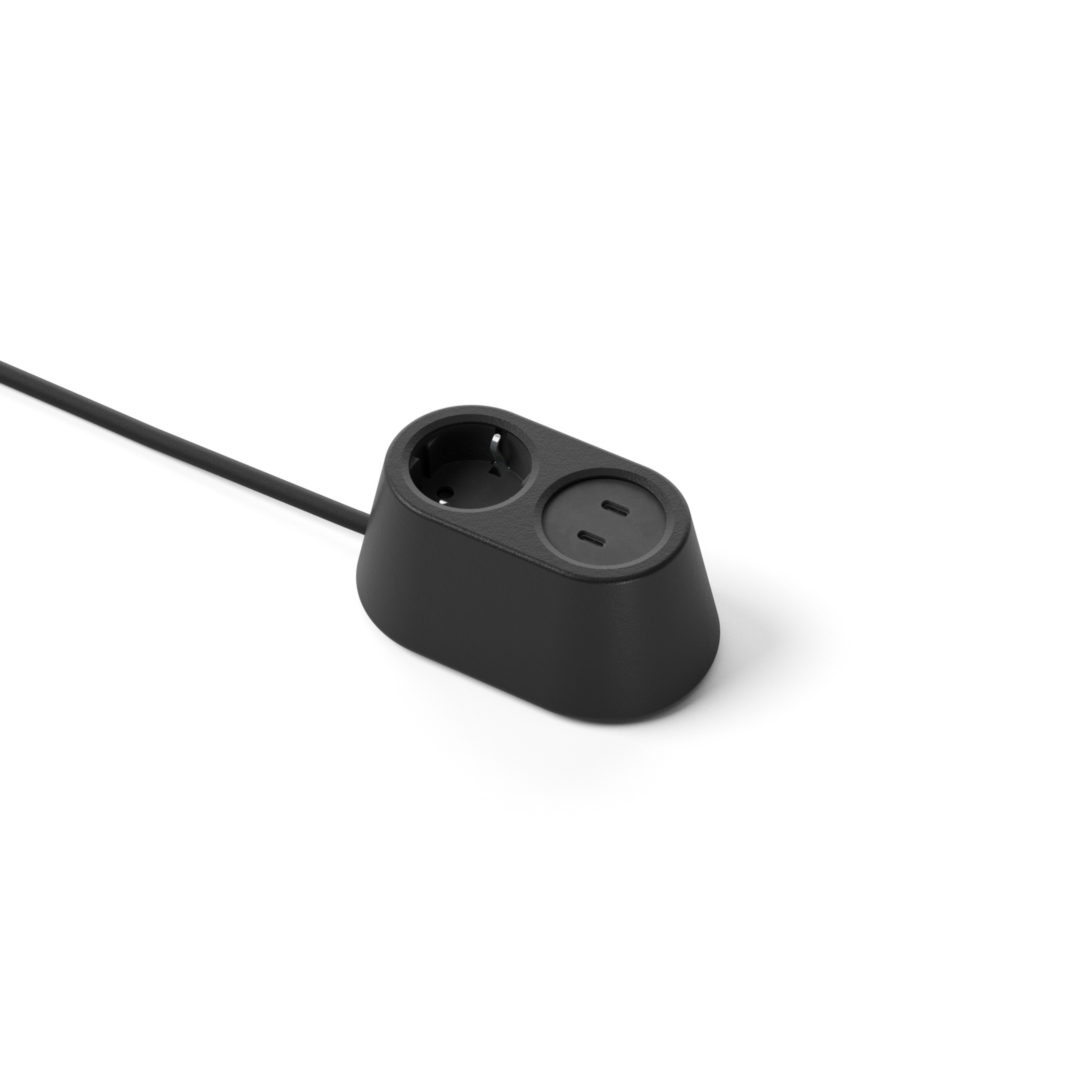 NOMAD BLOCK power point, black, 1xType F, USB - Forming Function
