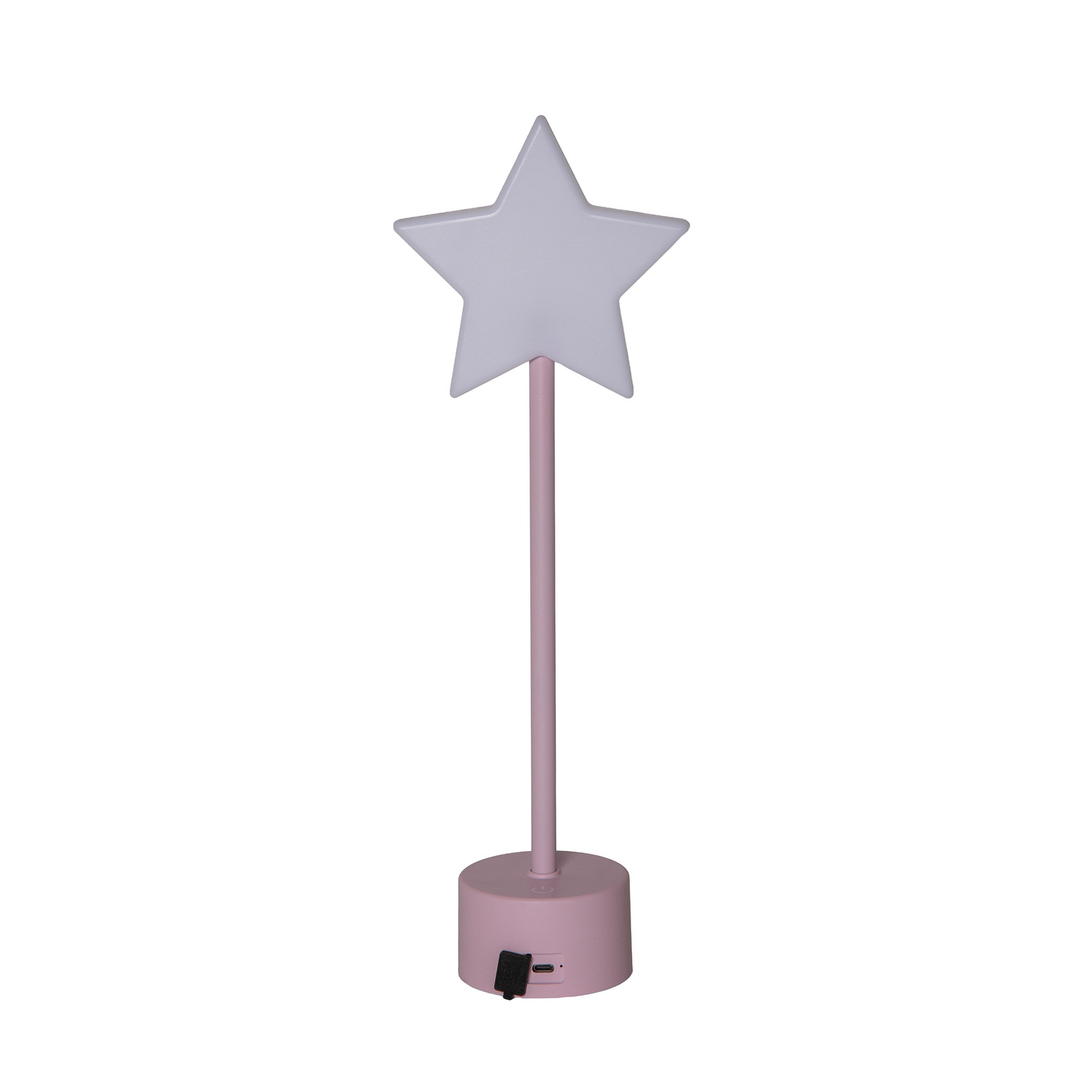 Lampa stołowa LED na akumulator Blizz, różowa, 40 cm, w kształcie gwiazdy, Lampa stołowa LED na akumulator Blizz, różowa, 40 cm, w kształcie gwiazdy,