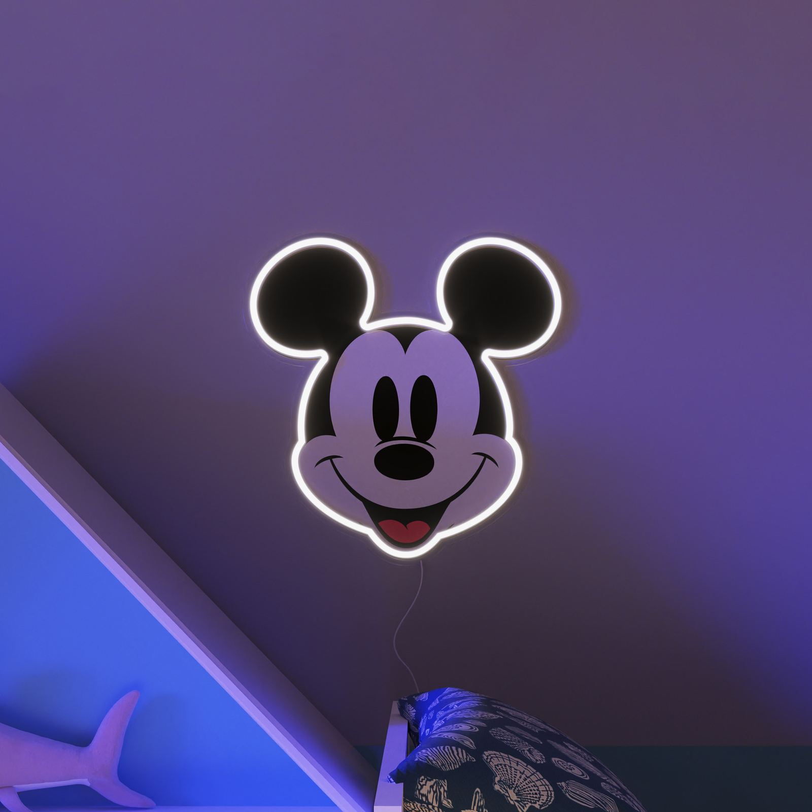 YellowPop Disney Mickey zidna svjetiljka s otisnutim licem