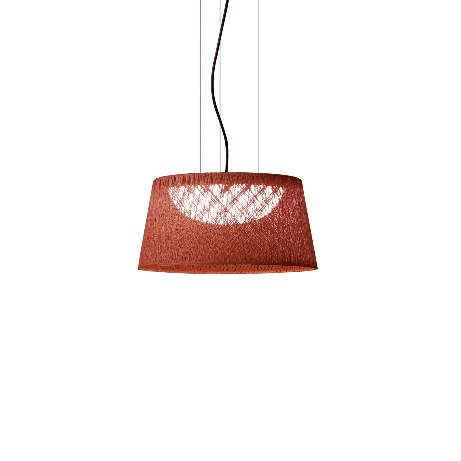 Vibia LED-välisriputuslamp WIND, terrakotta, 30 x 60 cm, 927