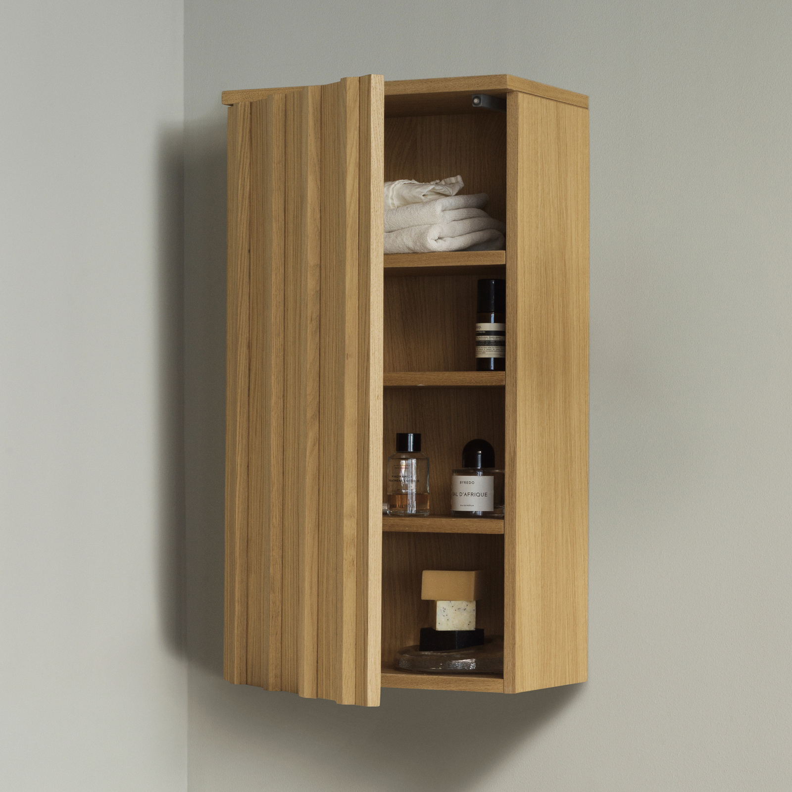 Rib fali szekrény, világos fa, 73 cm, tölgy – Normann Copenhagen