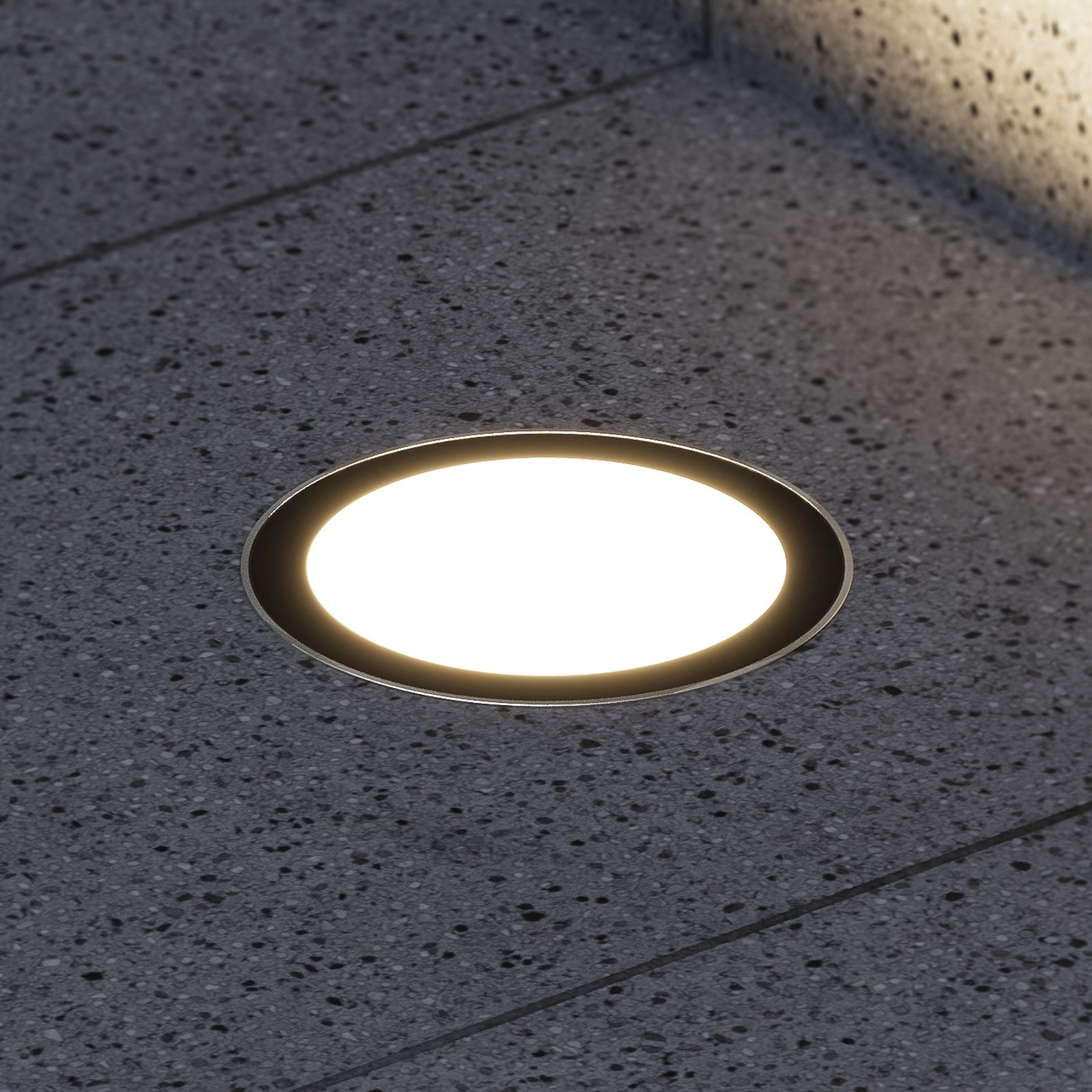 Arcchio Gerrie LED-downlight Ø 15 cm melkefarget