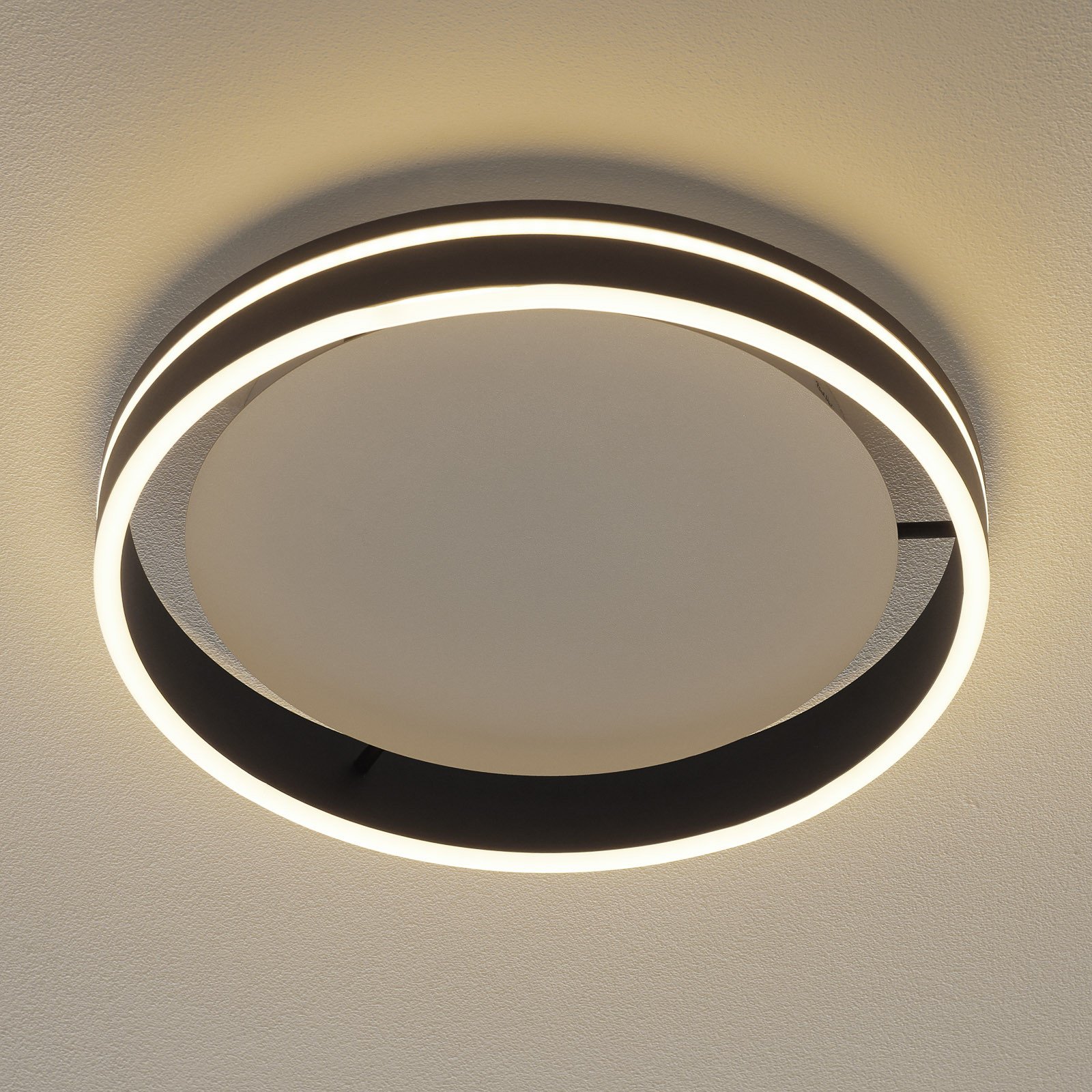 Q-Smart-Home Paul Neuhaus Q-VITO LED plafonieră cu LED-uri 40cm antracit - Camera de zi / sufragerie - modern - antracit alb - Metal