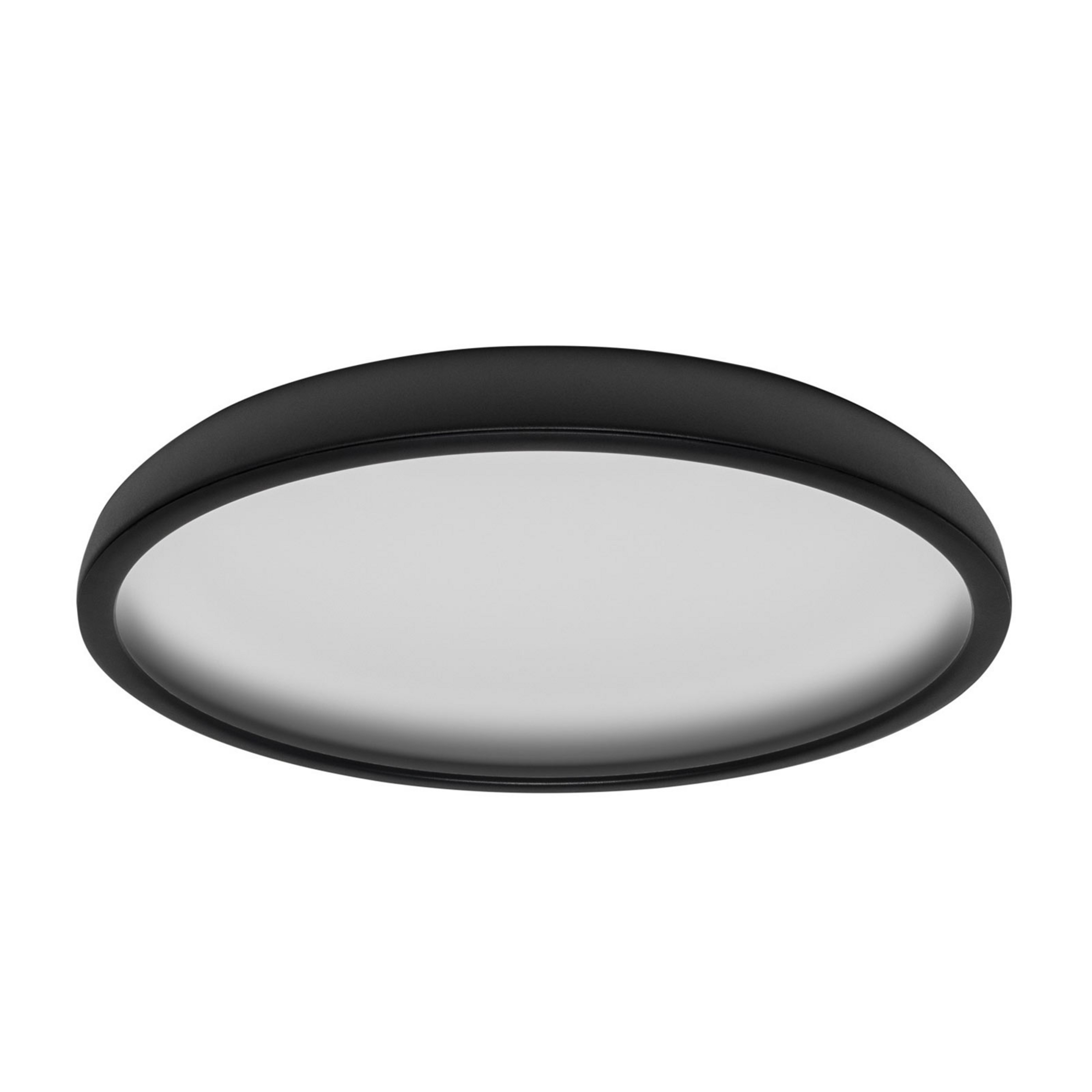 Reflexio LED ceiling light, Ø 46 cm, black - Stilnovo