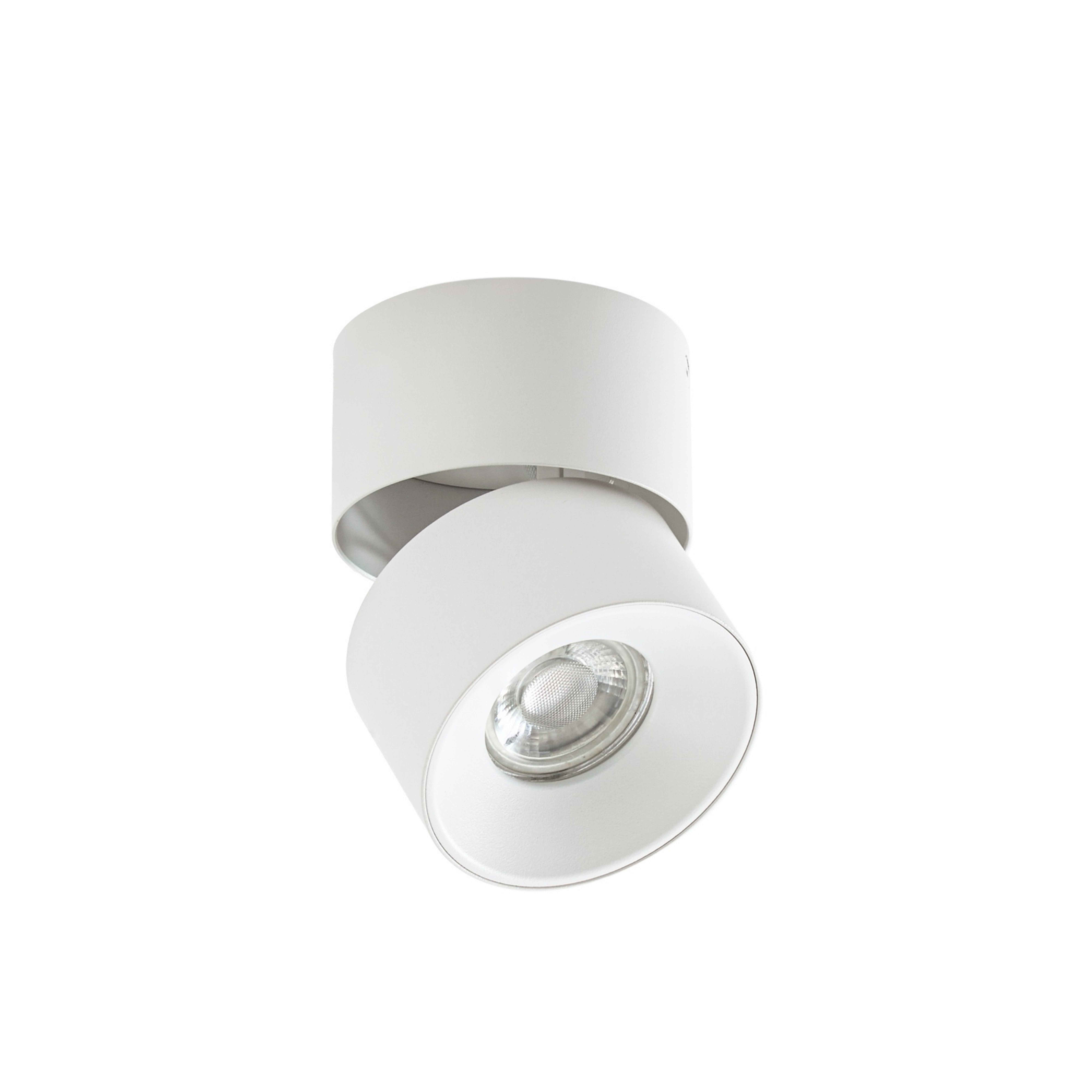Rotari basic spotlight, 1-bulb, white, Ø 9 cm, GU10 - PRIOS
