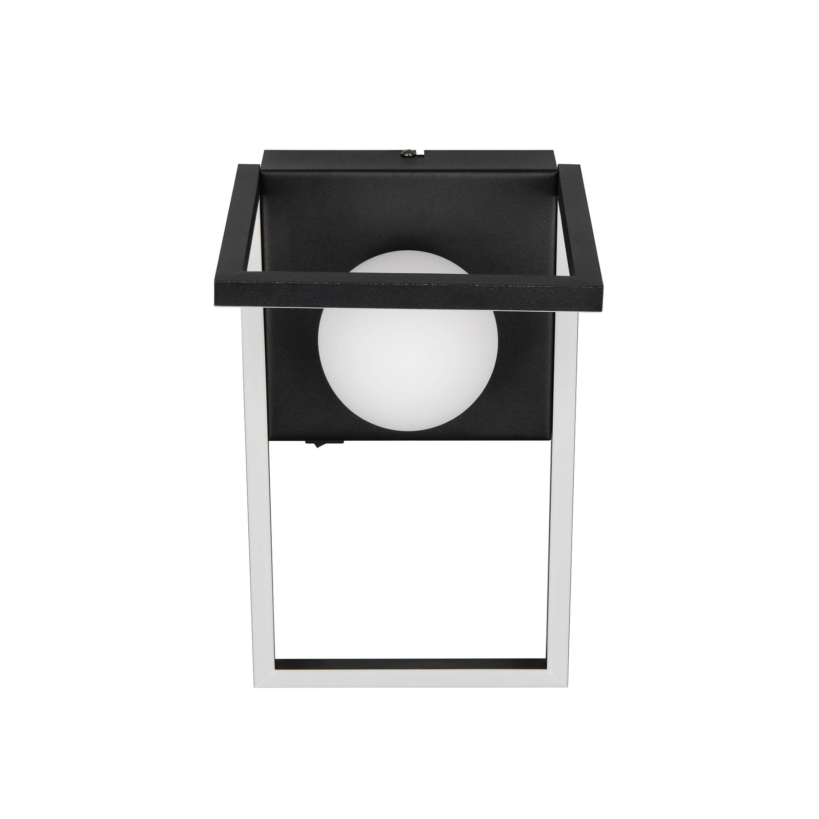 LED-seinävalaisin Arola, mattamusta, leveys 17 cm, metalli