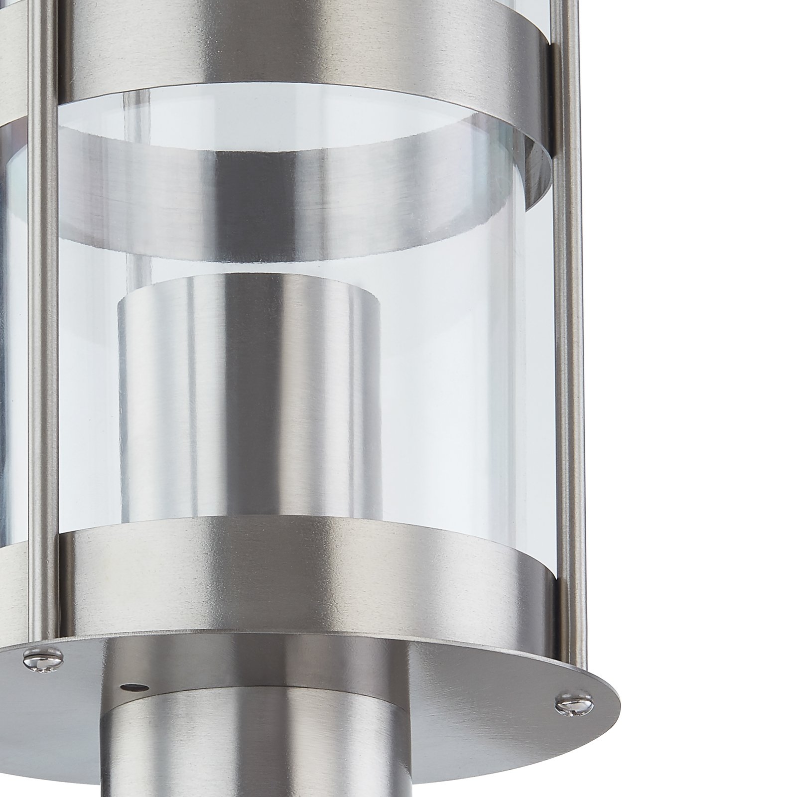Noemi Candeeiro de Parede Exterior w/Sensor Stainless Steel - Lindby