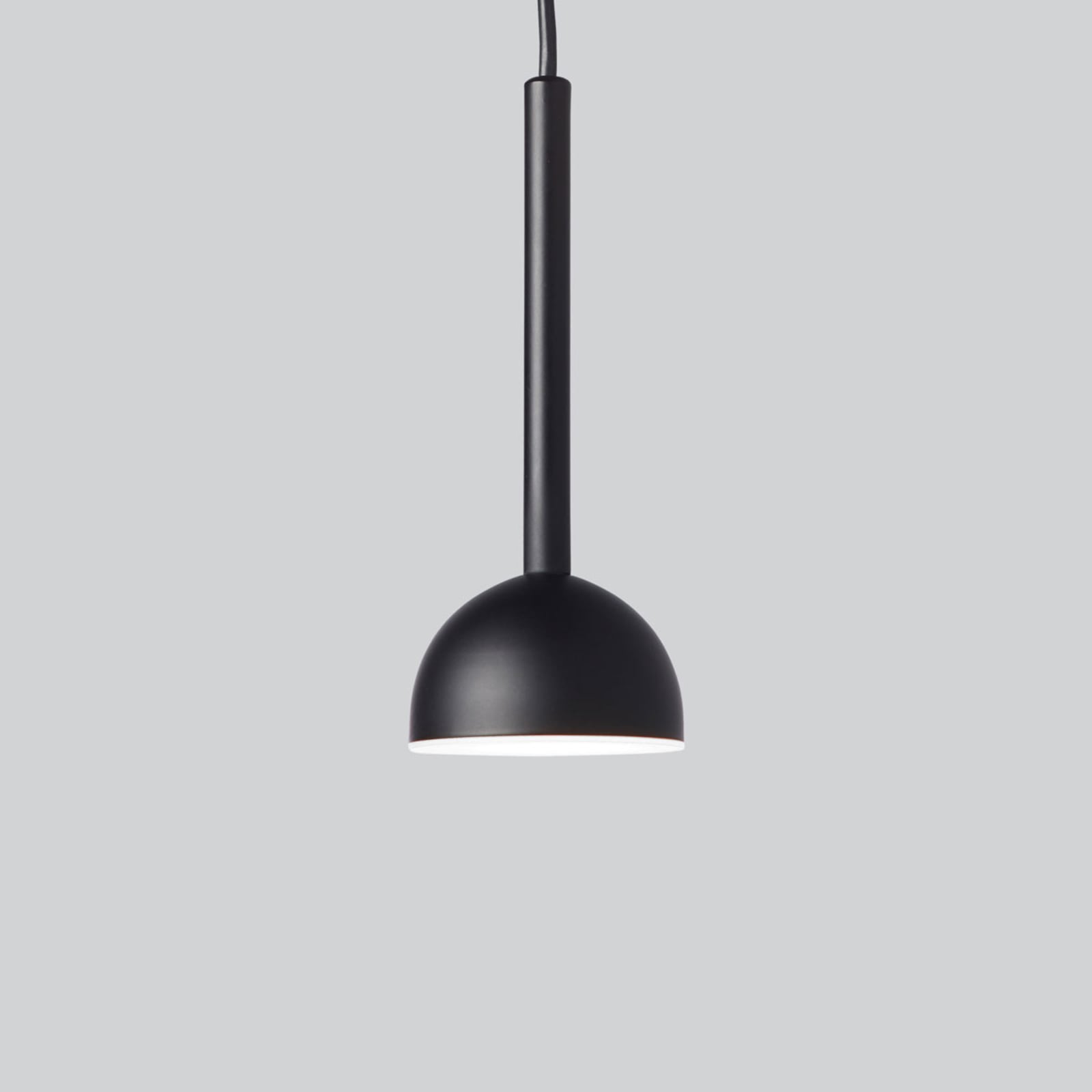 Northern Blush LED pendant light black, for Living / Dining Room, steel, acrylic, 8 W, energy efficiency: A+, H: 22 cm