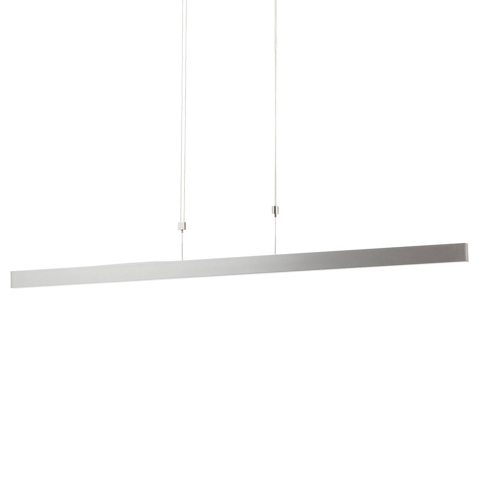 Lampa wisząca LED Linn czujnik gestów nikiel 95 cm