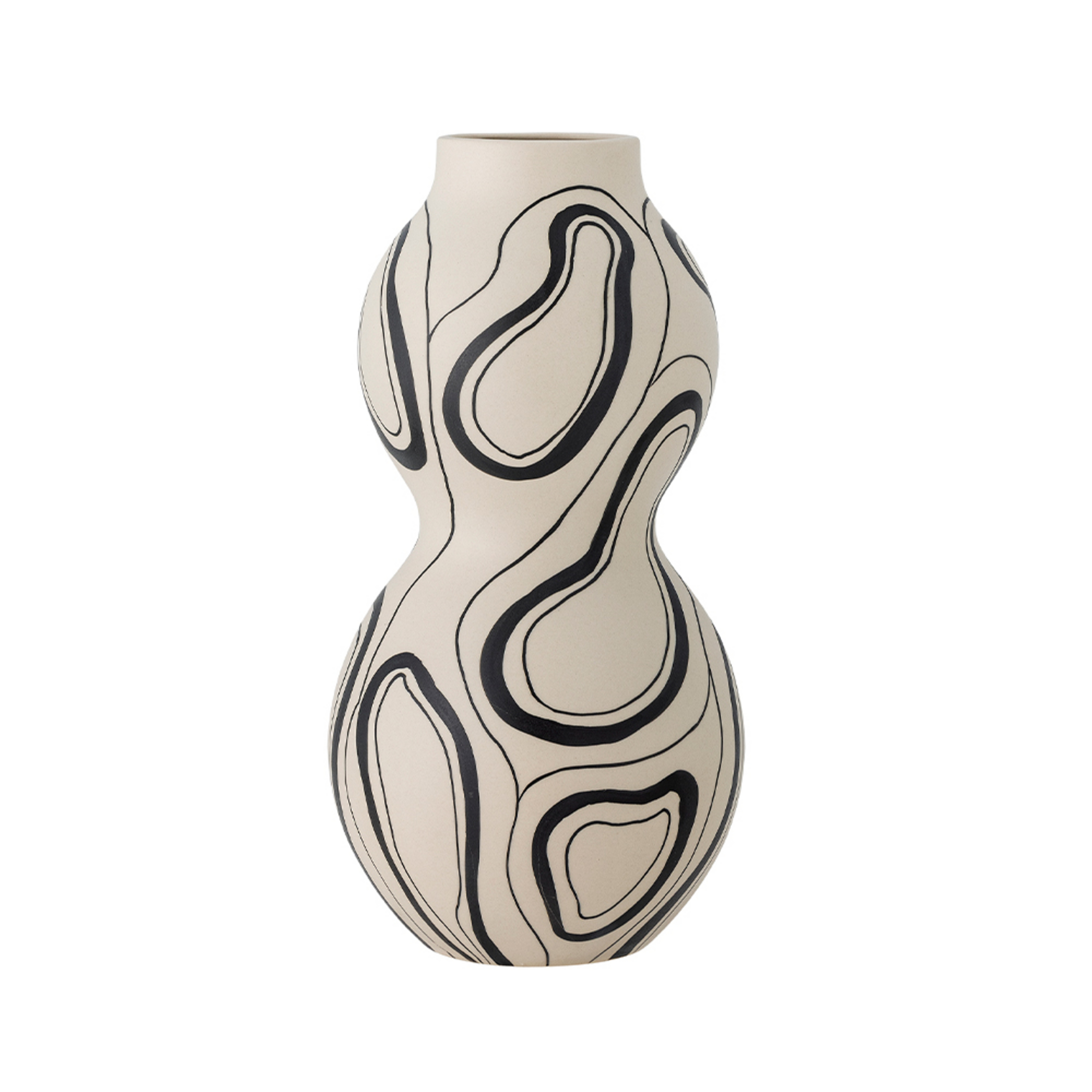 Nicola Vase Schwarz - Bloomingville