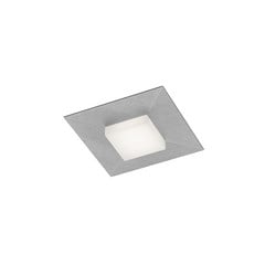 BANKAMP Diamond lampa sufitowa 17x17cm, srebrna