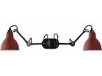 204 Double Aplică de Perete Black/Red - Lampe Gras