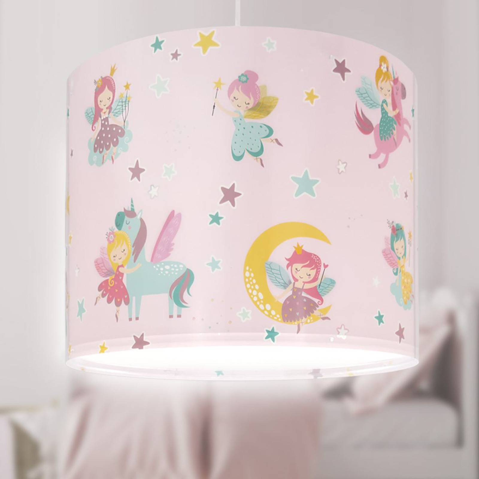 Dalber Hängeleuchte Fairy Dreams, Multicolor, Ø 33 cm, E27 günstig online kaufen