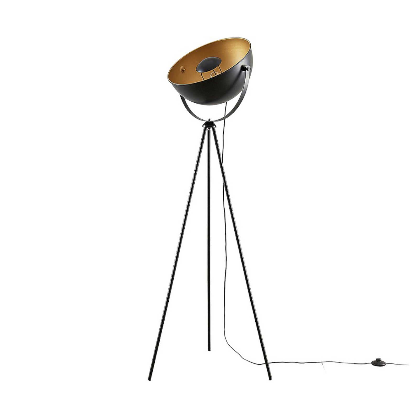 Meline Lampadaire Black/Gold - Lindby