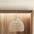 BOHO pendant light, Ø 60 cm, natural brown, rattan, E27