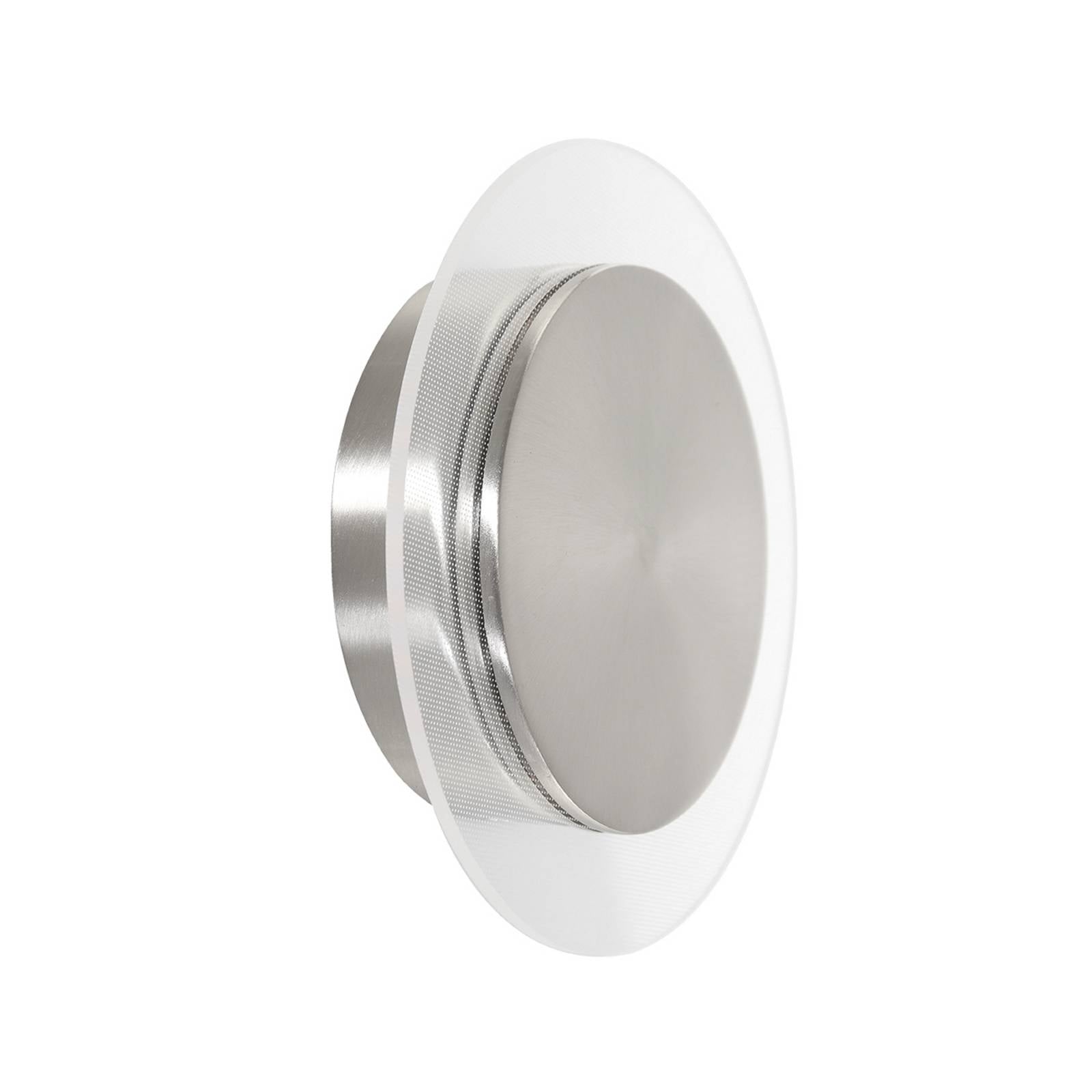 Sienna Lighting - Sienna Lido Integrierte LED-Wandleuchte Stahl gebürstet transparent bearbeitet