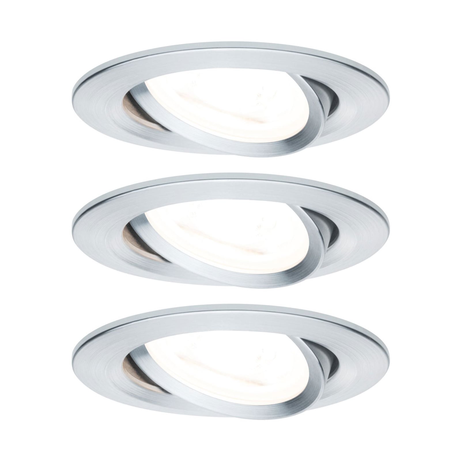 Spot Nova 3 rotativ/dimabil, aluminiu - Paulmann