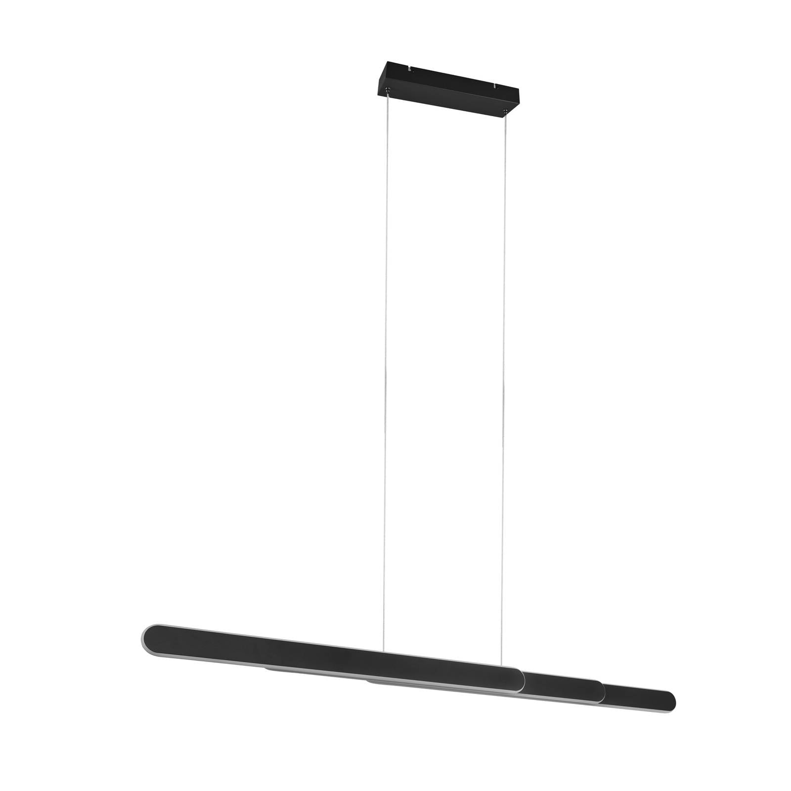 LED-Hängeleuchte Helios ausziehbar dim CCT schwarz