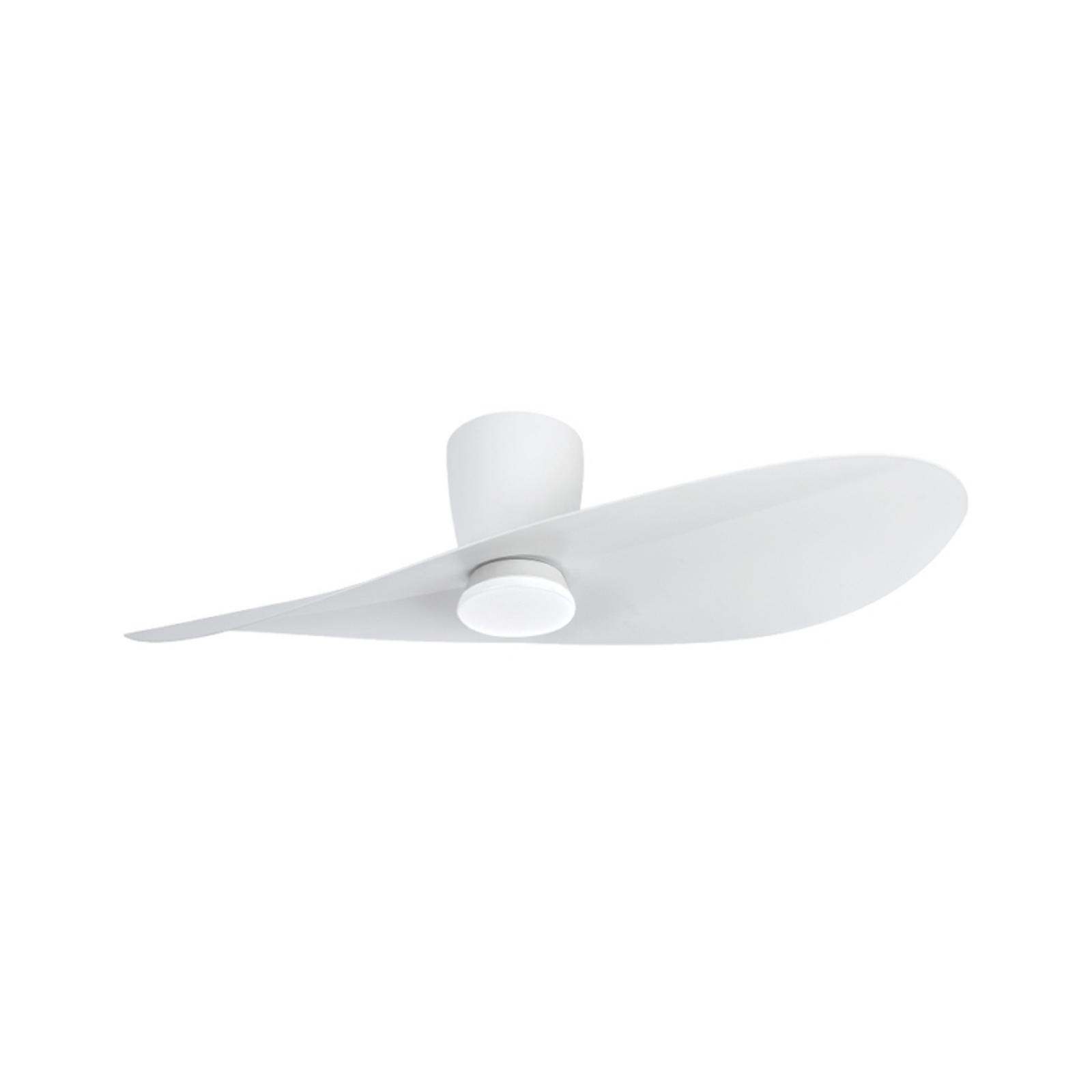 LED-Deckenventilator Surfer, weiß, DC, leise, CCT, 112 cm