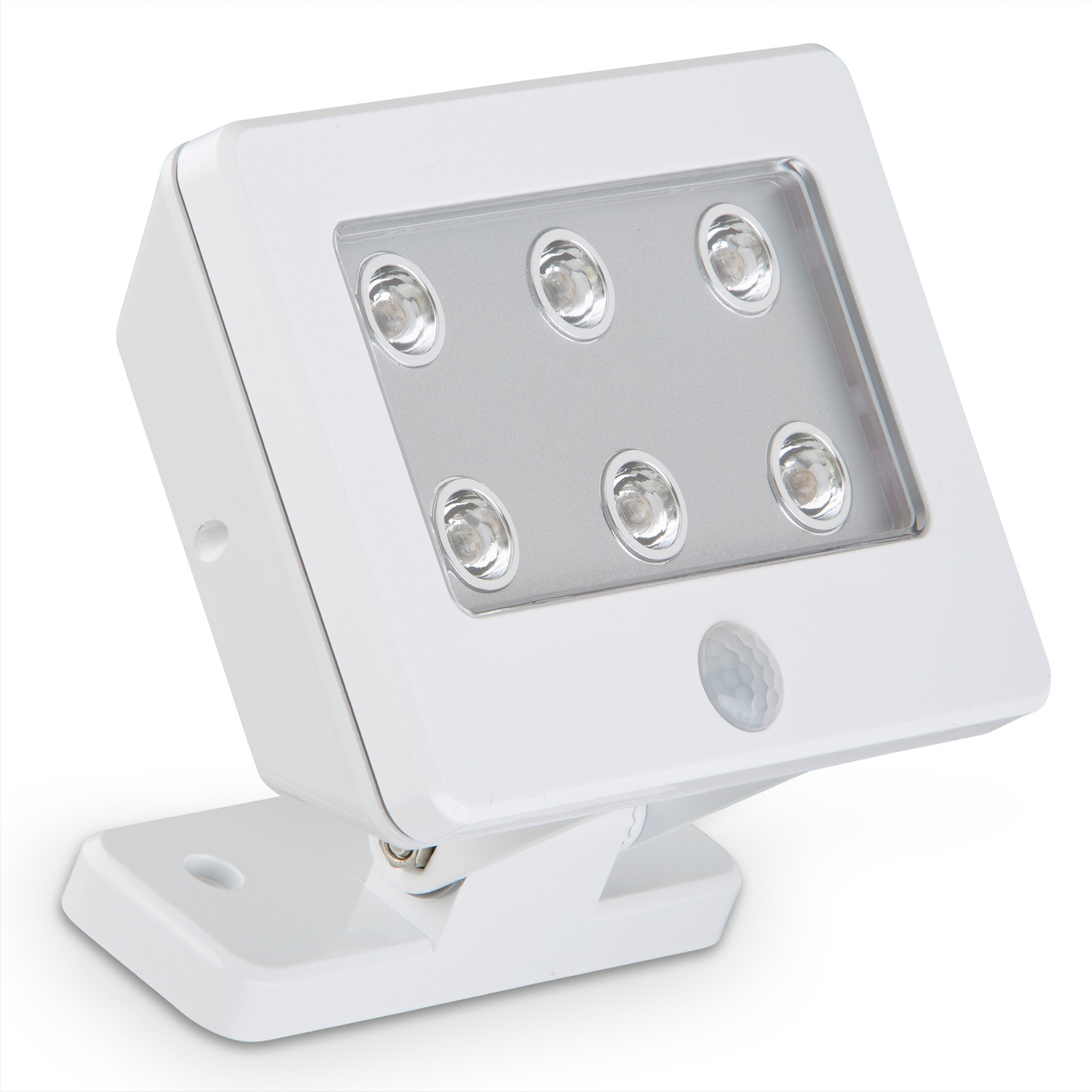 LED buitenspot Kollig met sensor, IP54, wit