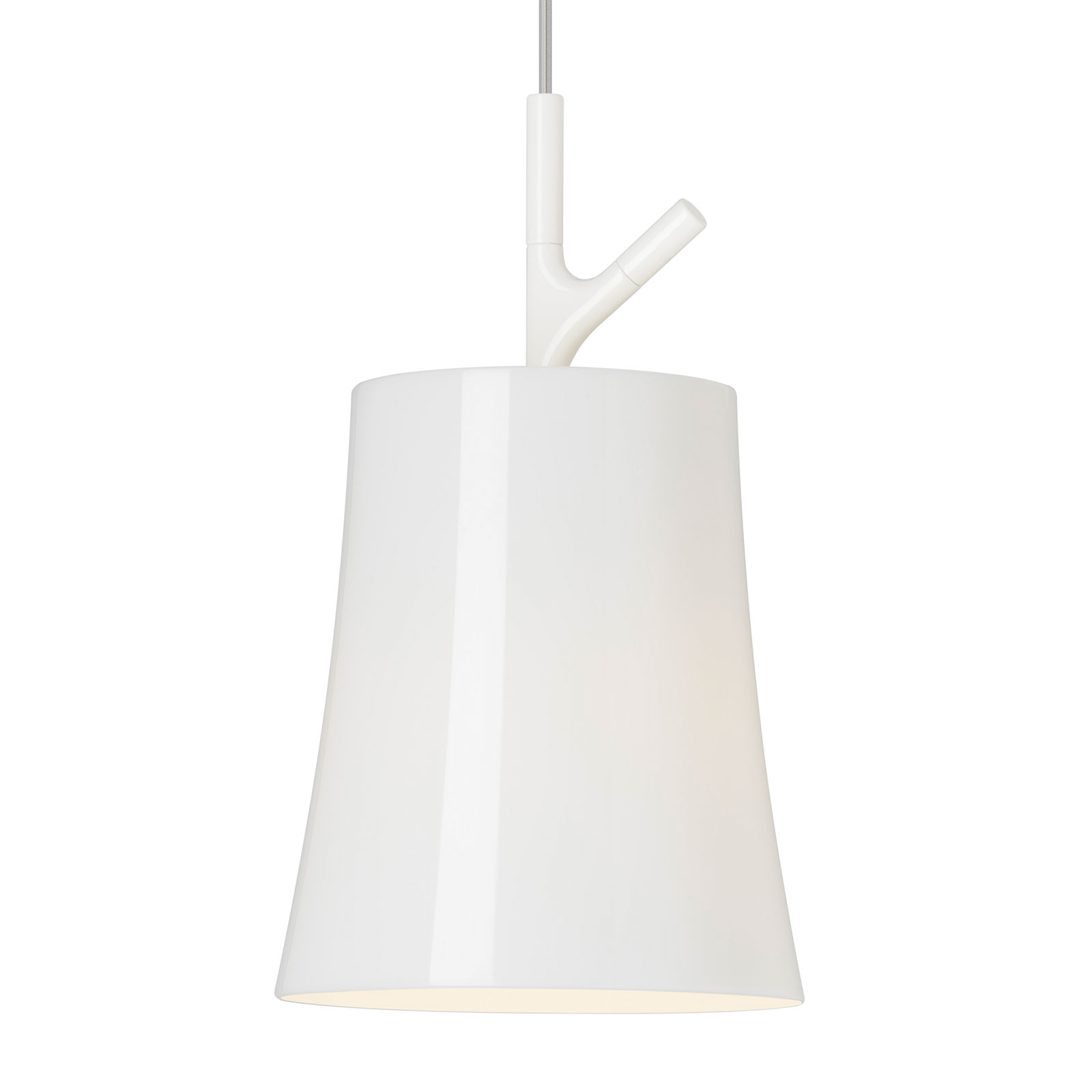 Foscarini Birdie grande hänglampa, vit