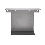 HDBook wandplank geborsteld zilver 32x25x23 cm - House Doctor