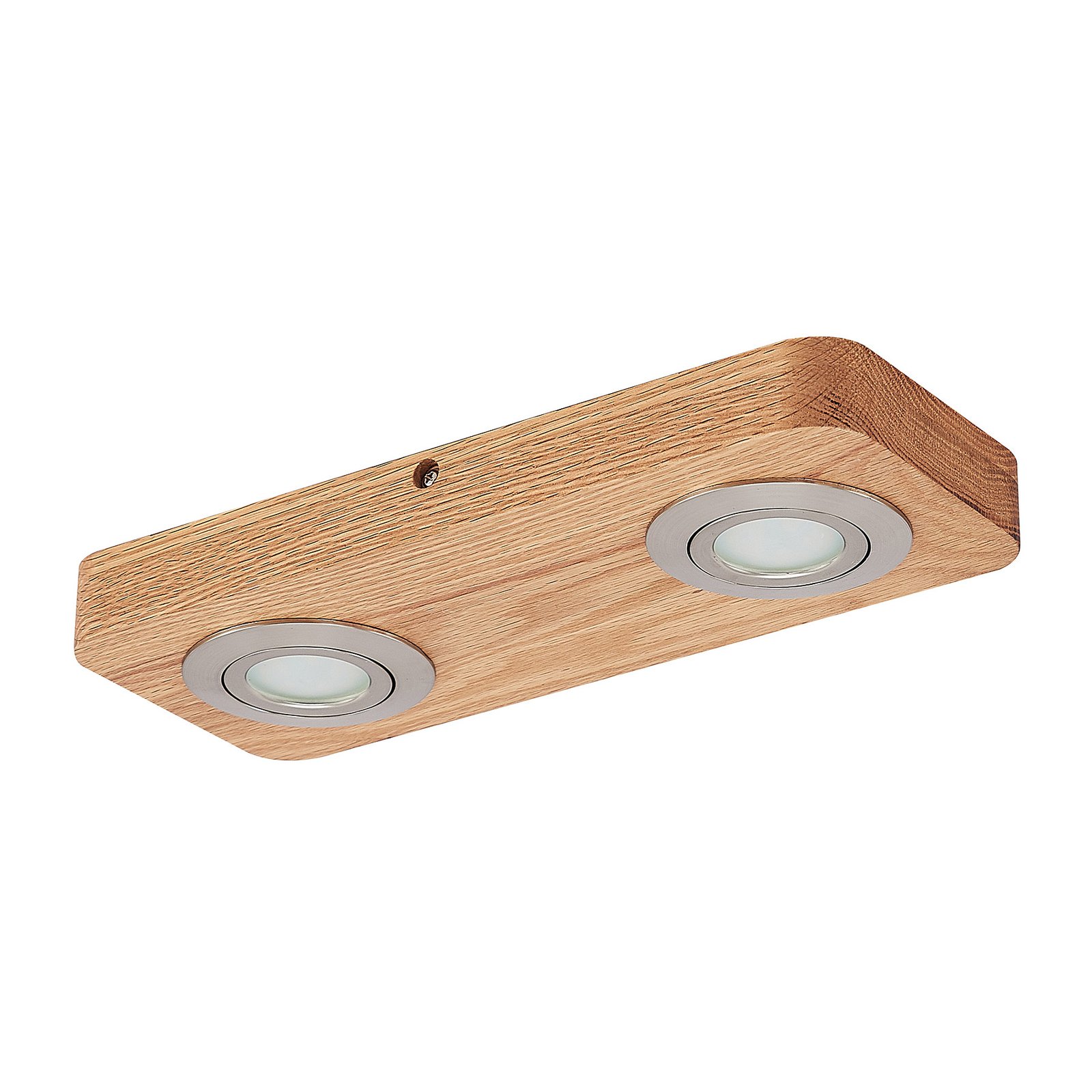 Mikari 2 LED Ceiling Lamp Wood - Lindby