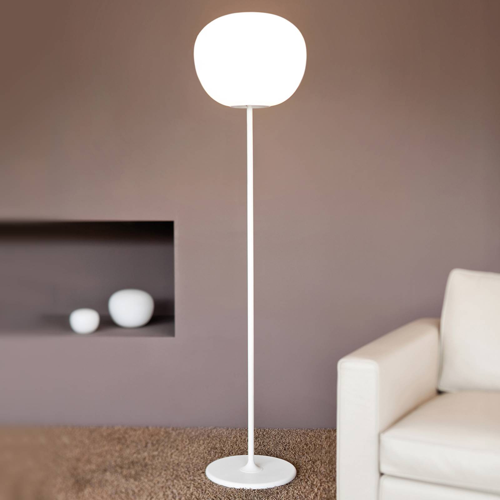 Fabbian Zachwycająca lampa stojąca MOCHI 38 cm