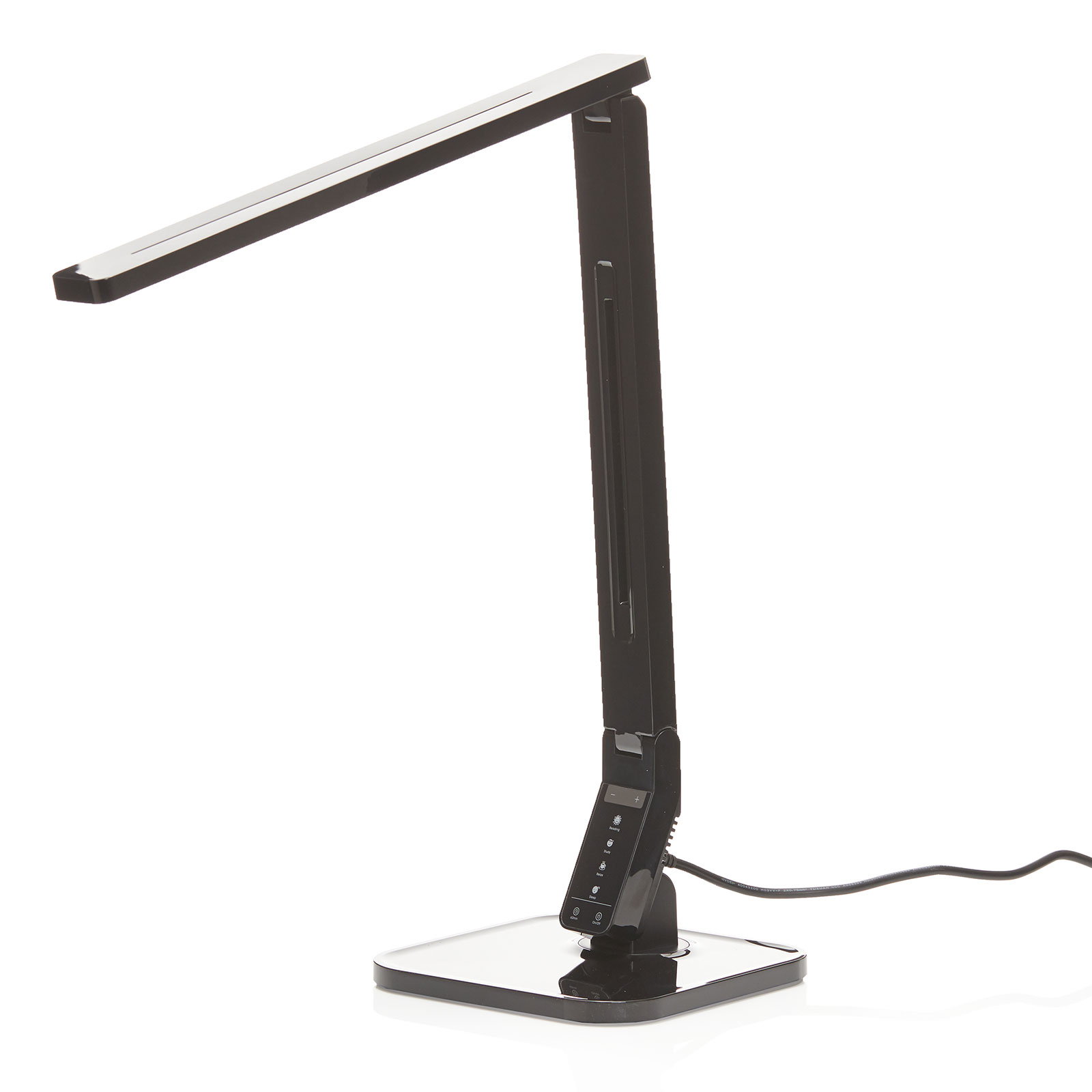 Lindby LED-Schreibtischleuchte Eleni, schwarz, CCT, dimmbar