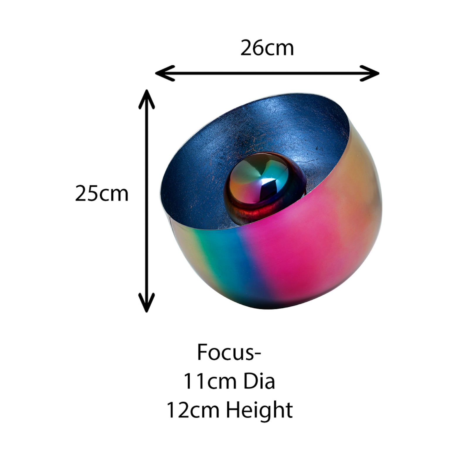 KARE vloerlamp Rainbow, Ø 26 cm, veelkleurig, staal, E27 KARE vloerlamp Rainbow, Ø 26 cm, veelkleurig, staal, E27